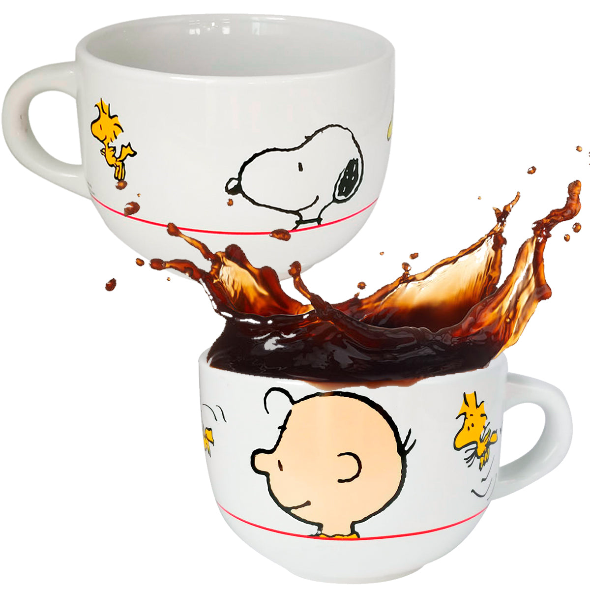 Taza de Cerámica Jumbo Blanco Fun kids Snoopy 798ml