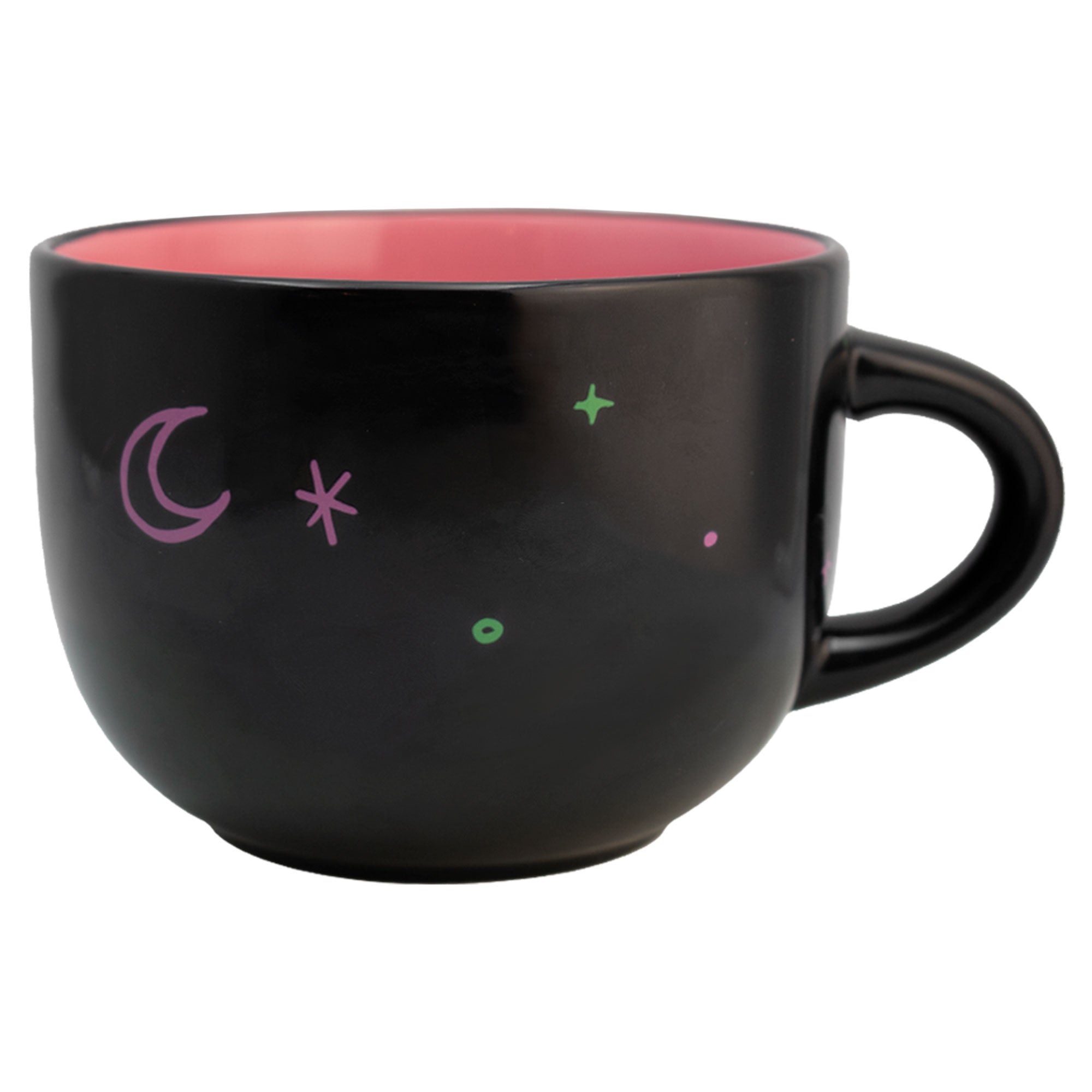 Taza de Cerámica Jumbo Bitono Wicked Elphaba Glinda 820ml