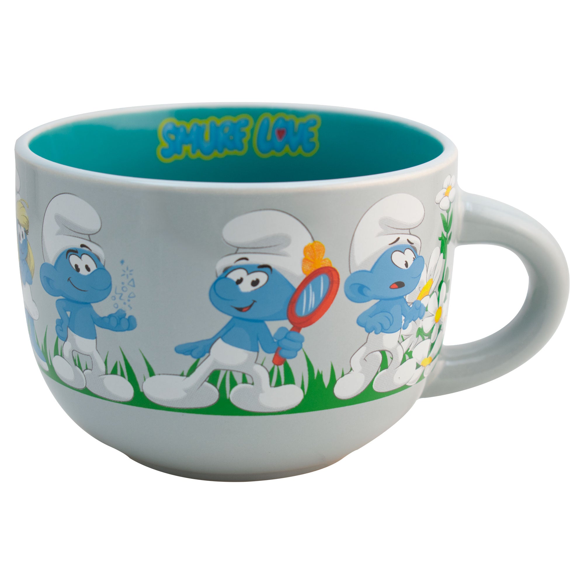 Taza de Cerámica Jumbo Fun Kids Personajes Animados 820ml
