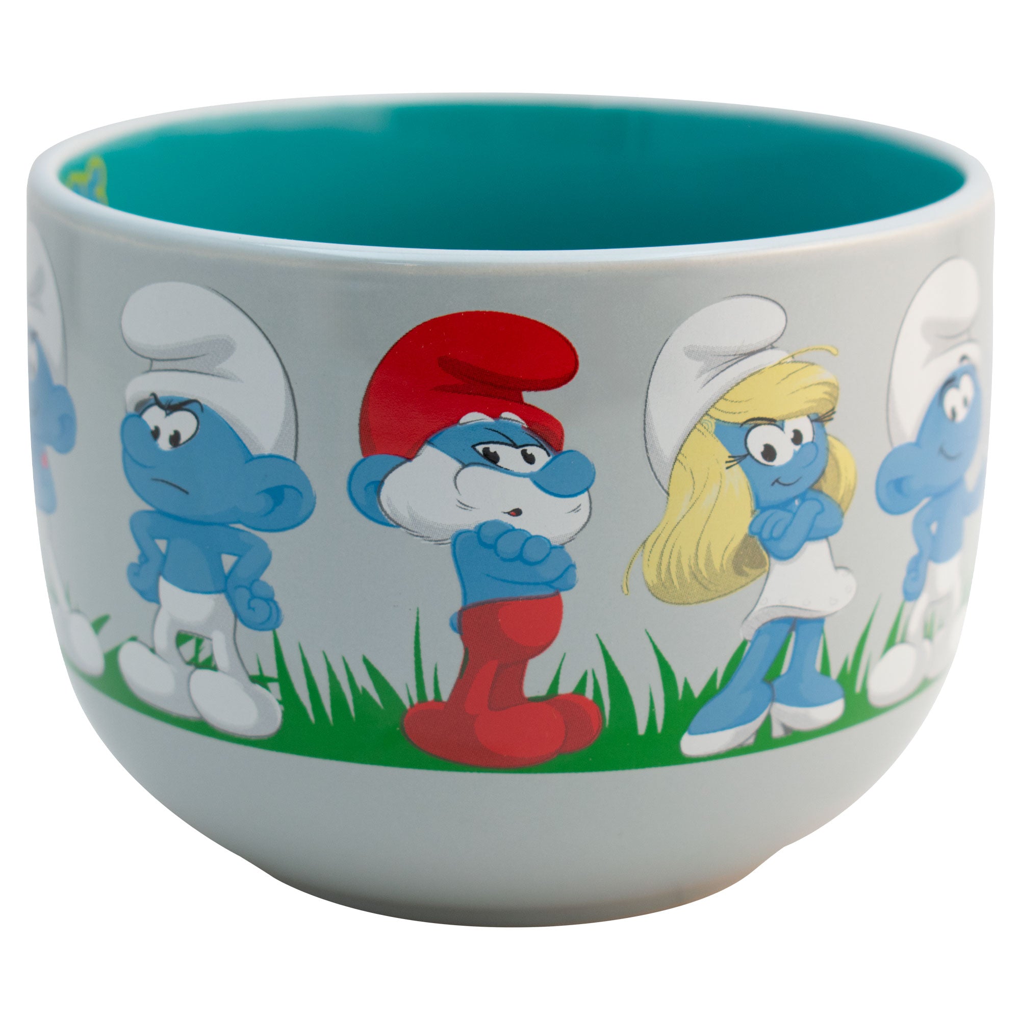 Taza de Cerámica Jumbo Bitono Los Pitufos 820ml