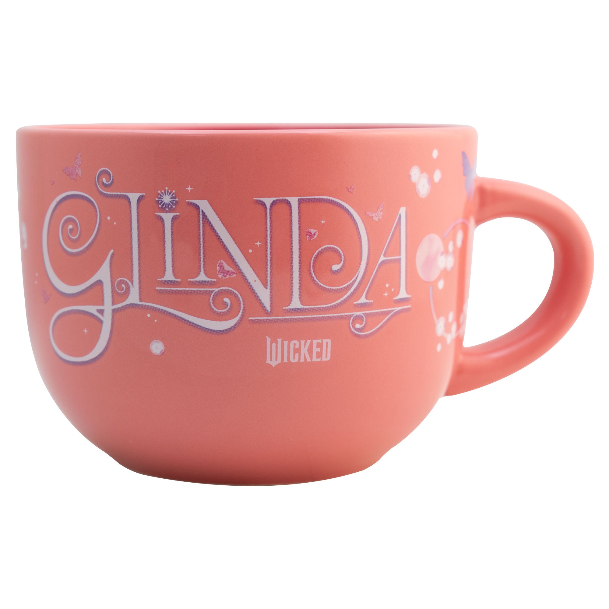 Taza de Cerámica Jumbo Bitono Wicked Elphaba Glinda 820ml