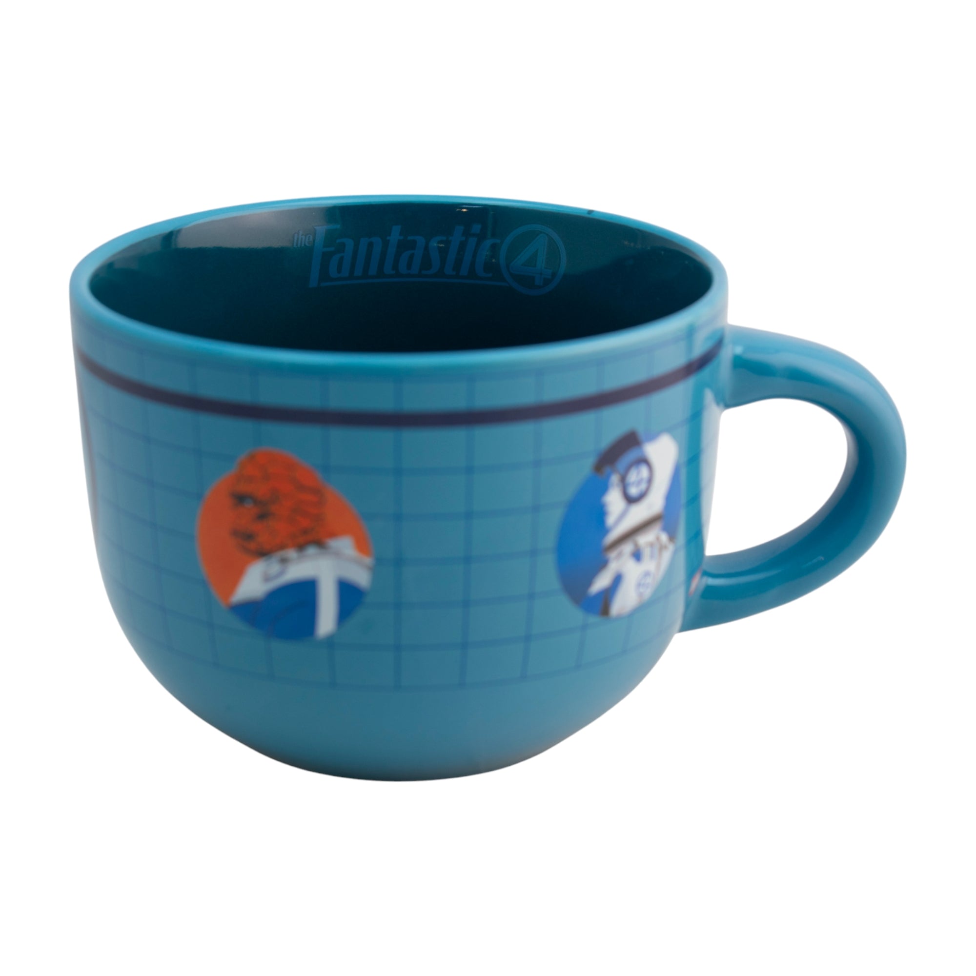 Taza de Cerámica Jumbo Fun Kids Personajes Animados 820ml
