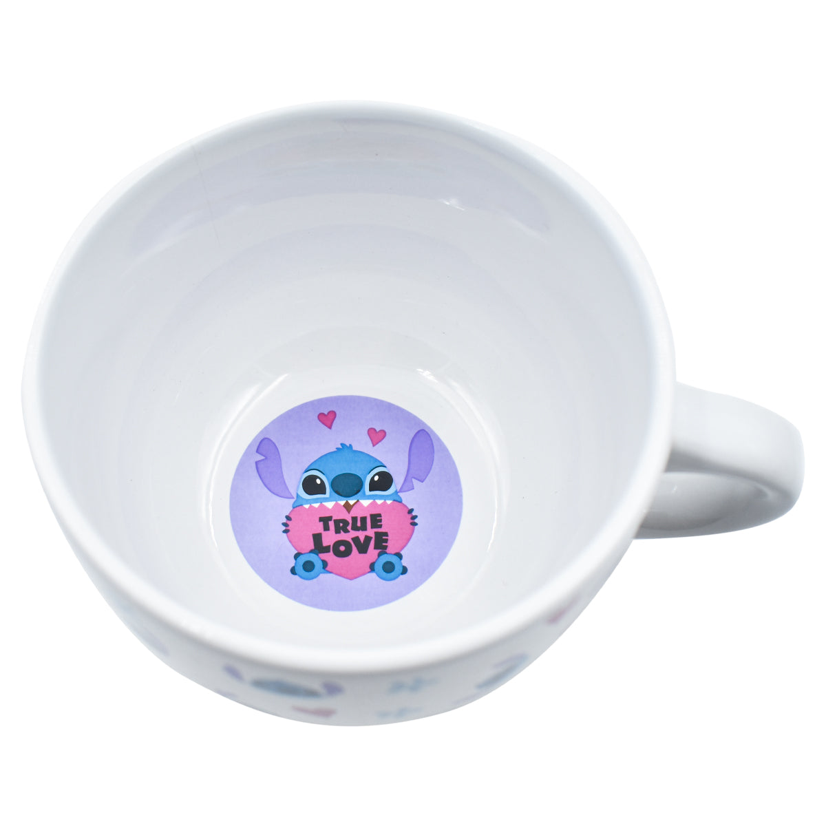 Taza Jumbo de Cerámica Disney Stitch & Angel True Love 820ml