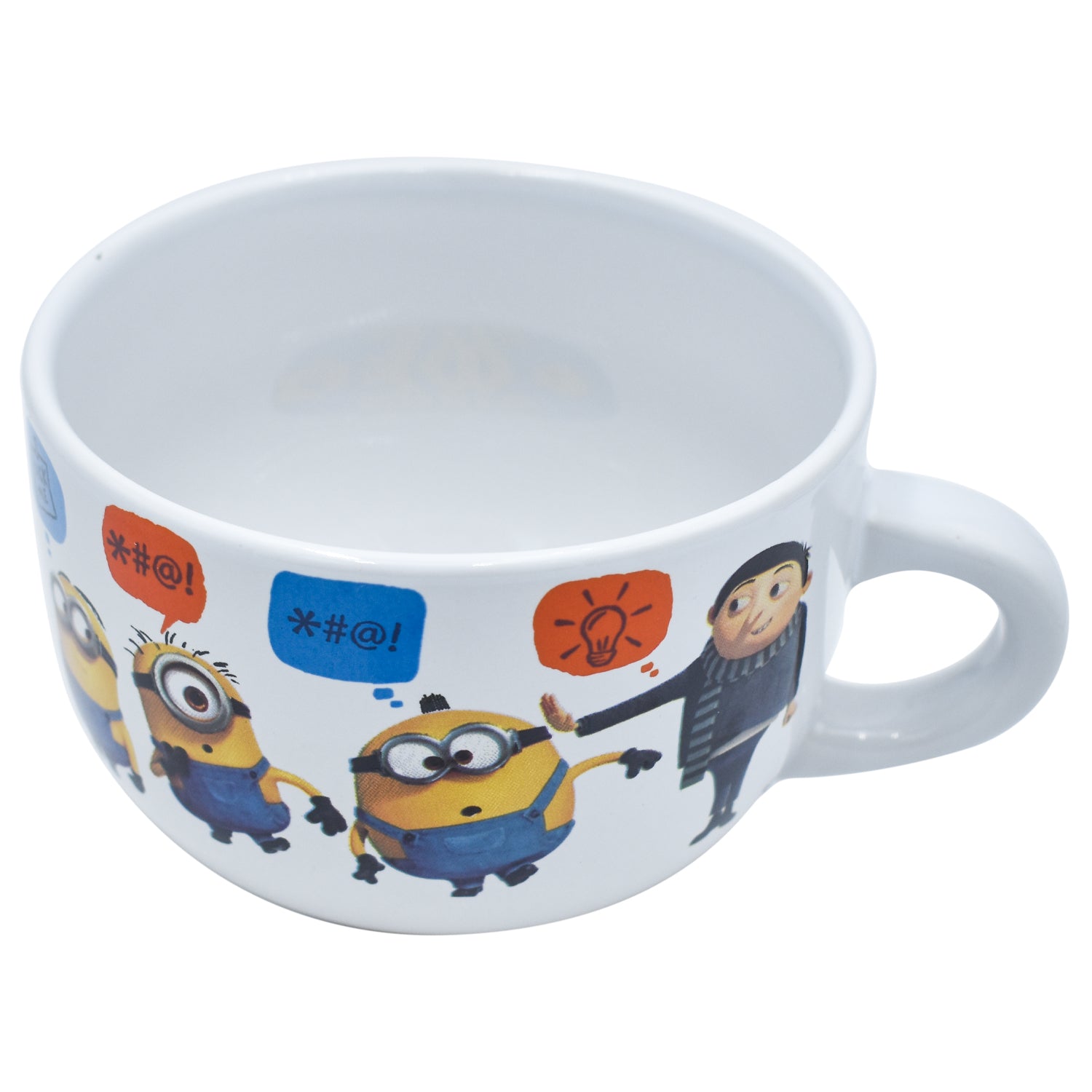 Taza de Cerámica Jumbo Fun Kids Personajes Animados 820ml