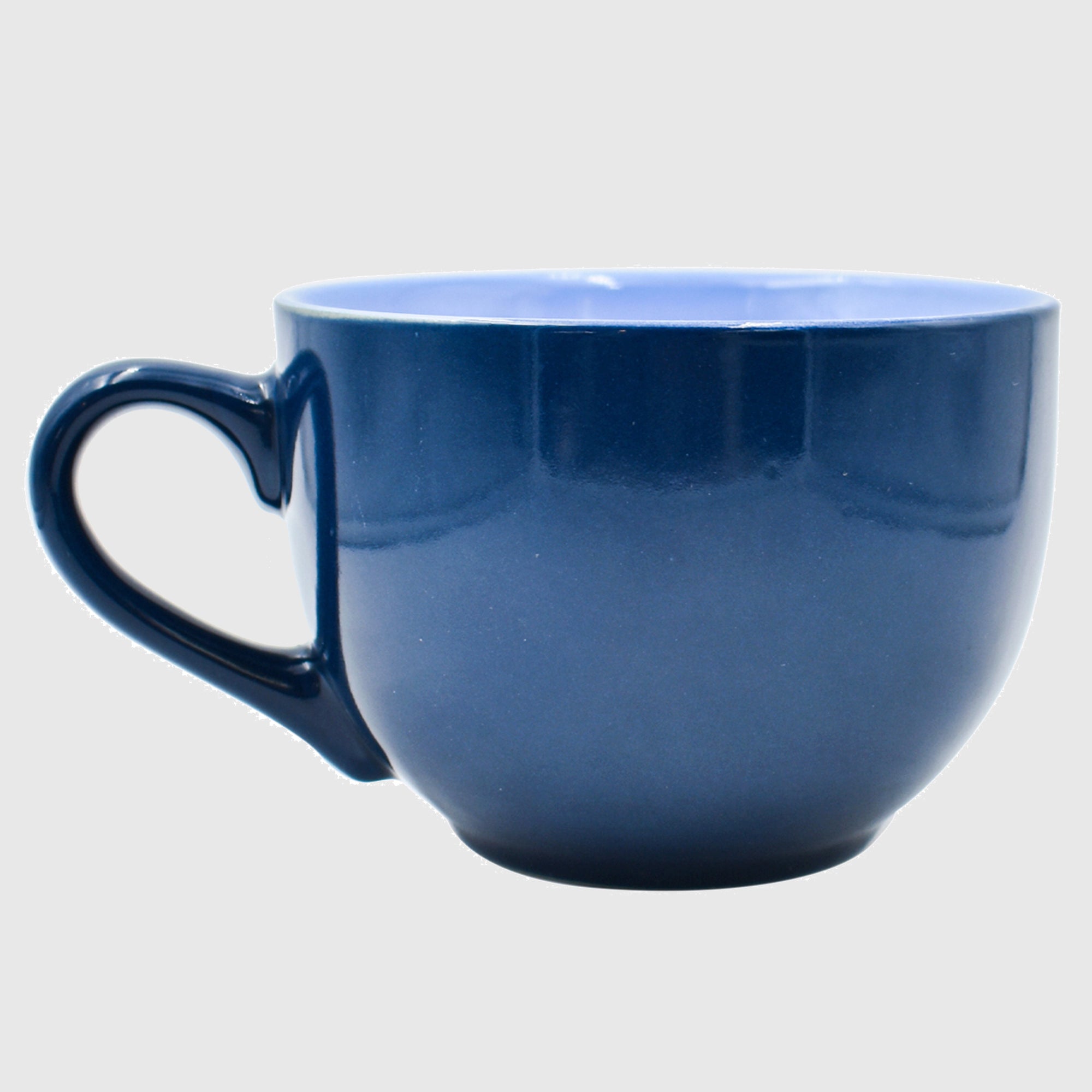 Taza Grande para Café Top Choice Jumbo Bi-Color de Cerámica de 820ml