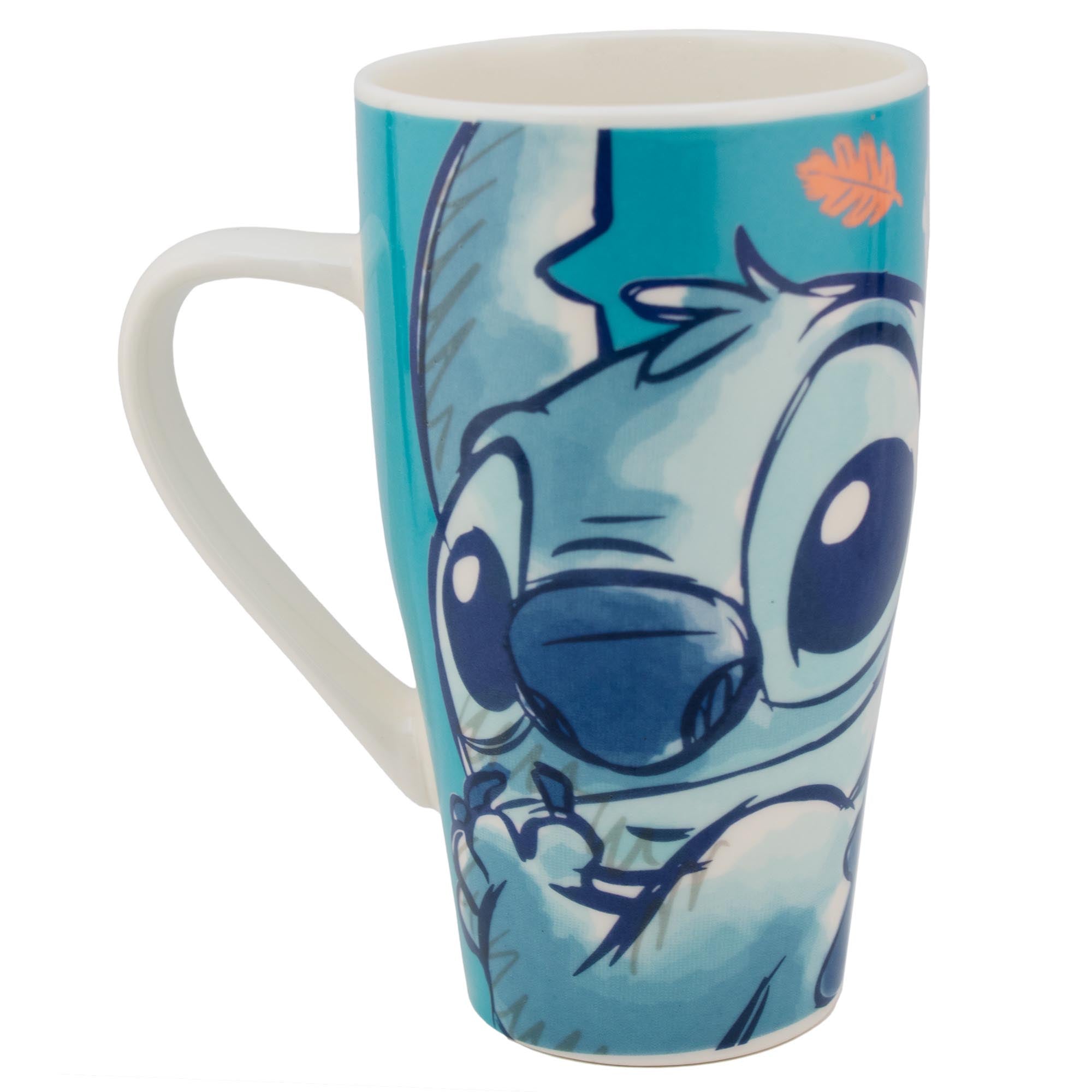 Taza Grande Porcelana Personajes Animados Tarro Alto 600ml