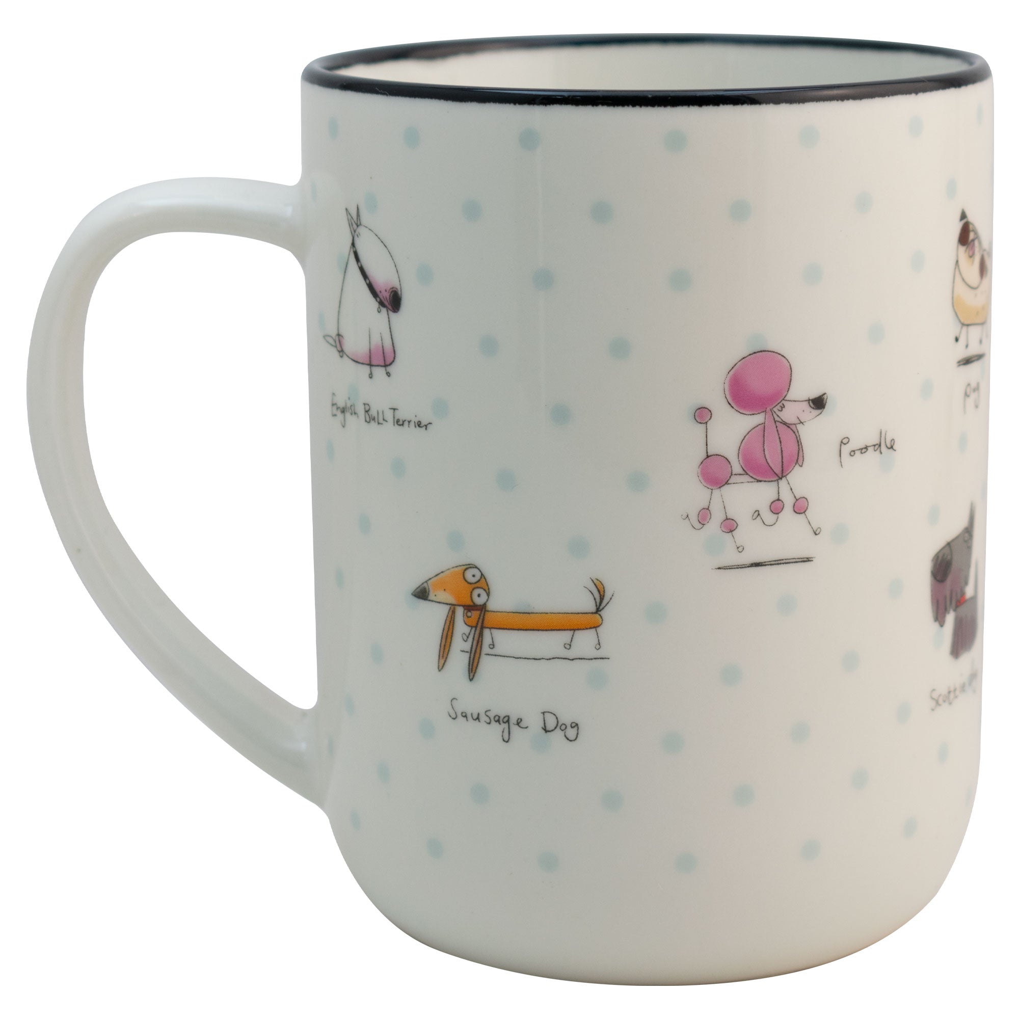 Taza de Porcelana Top Choice GNOMO PERROS Y GATOS 620ml