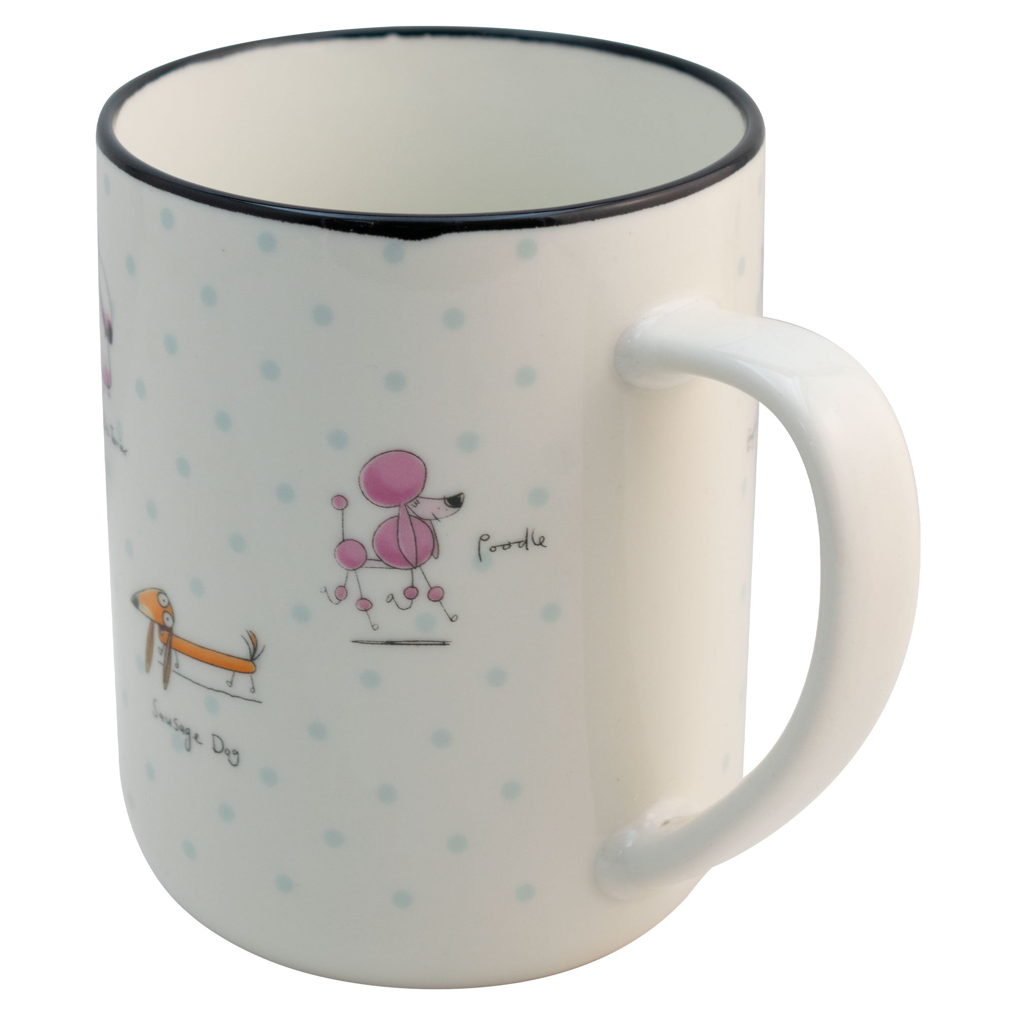 Taza de Porcelana Top Choice GNOMO PERROS Y GATOS 620ml