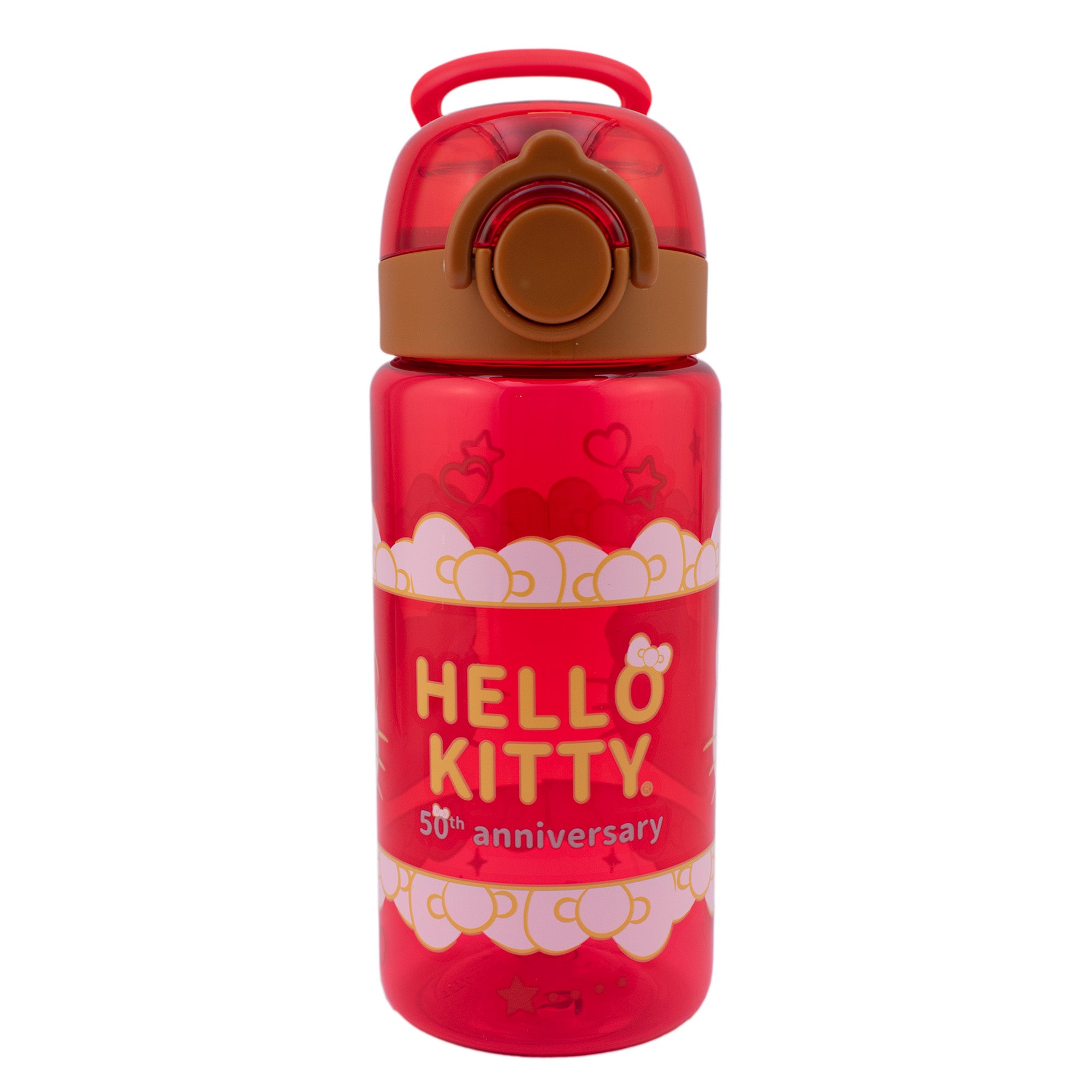 Botella Plástico Para Agua Hello Kitty 50 Aniversario 500ml