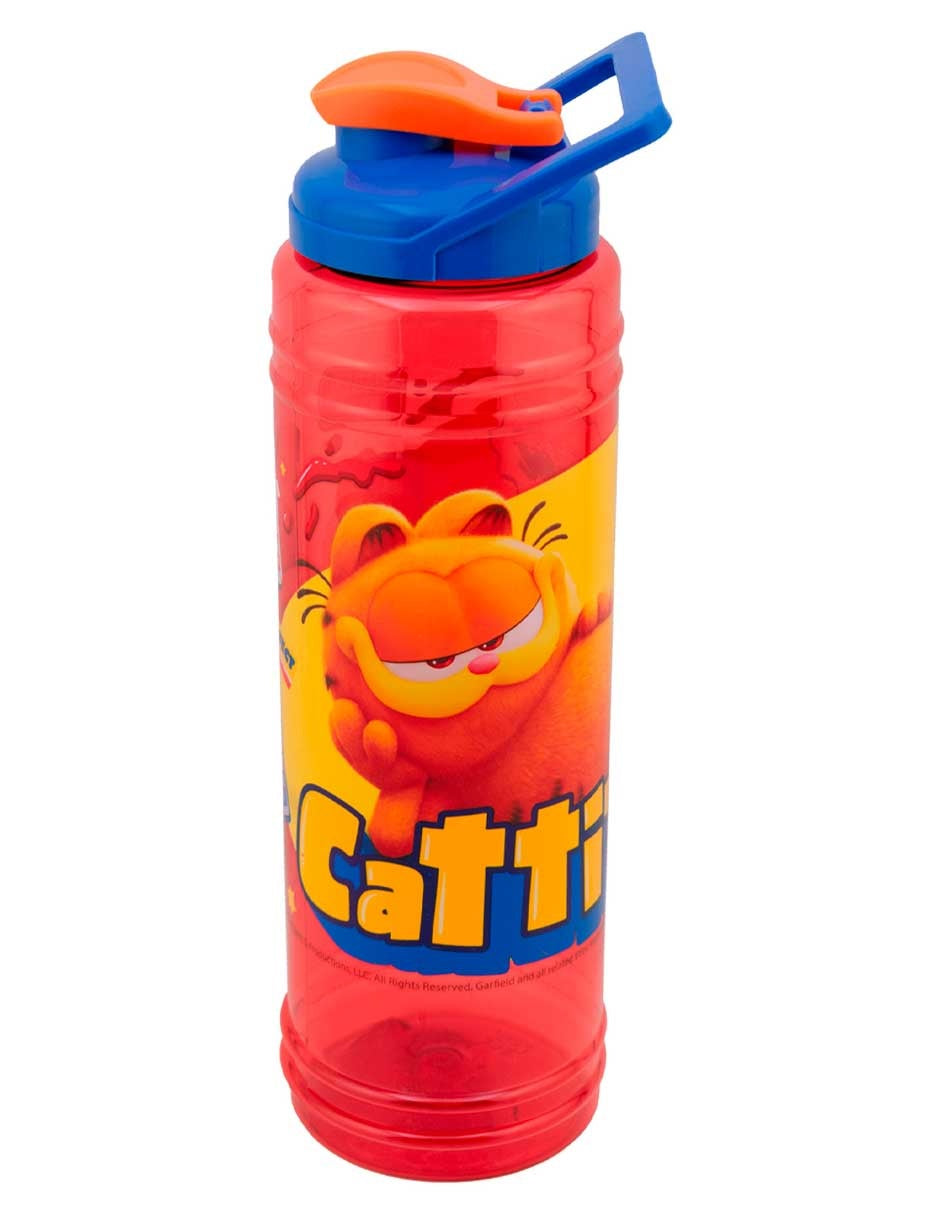 Botella De Plástico con Asa Garfield La Película 900ml