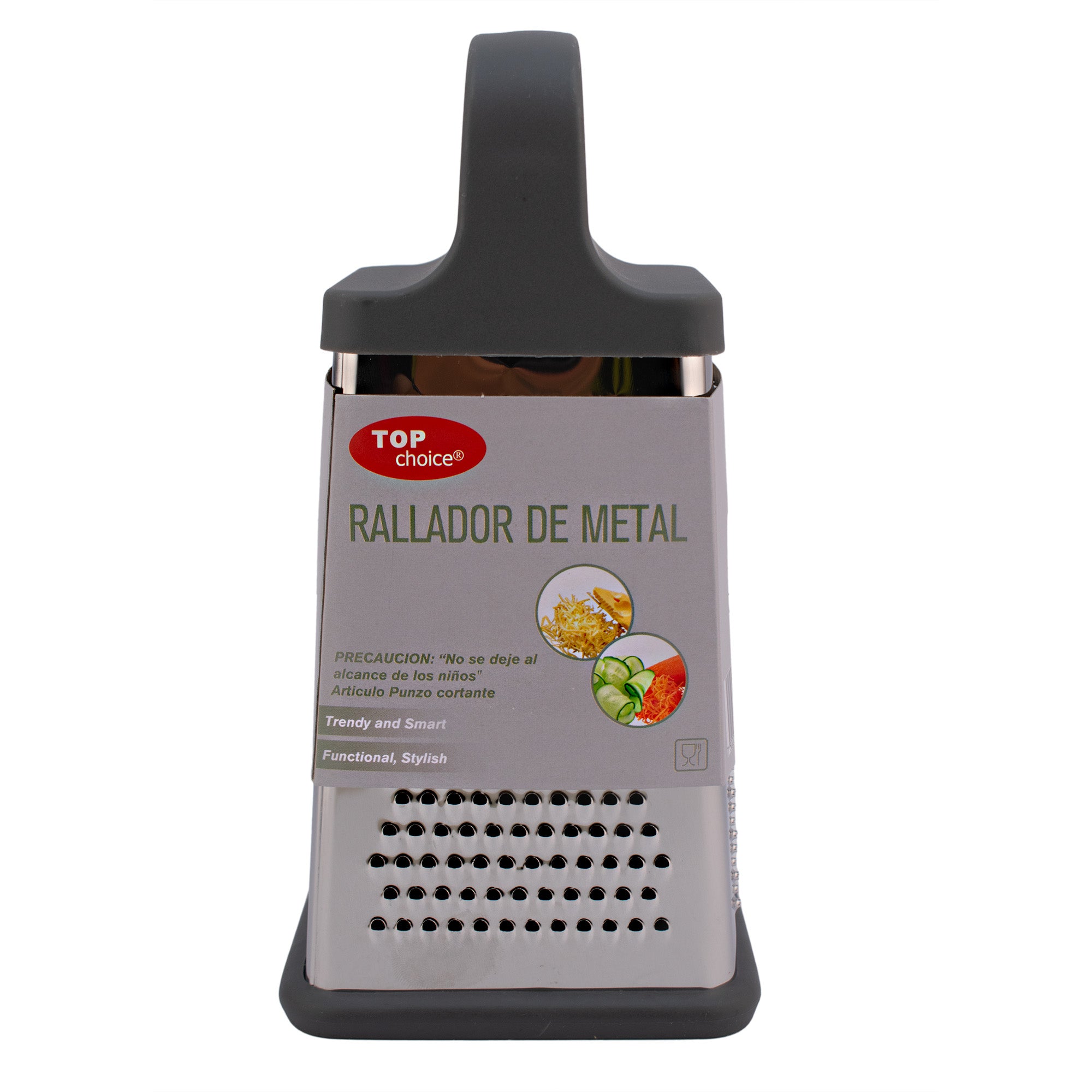 Rallador De Metal Con Mango De Plástico Antiderrapante Top Choice