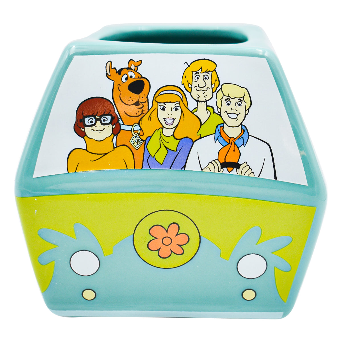 Taza Grande 3D Fun Kids La Maquina del Misterio Scooby Doo Ceramica 591ml