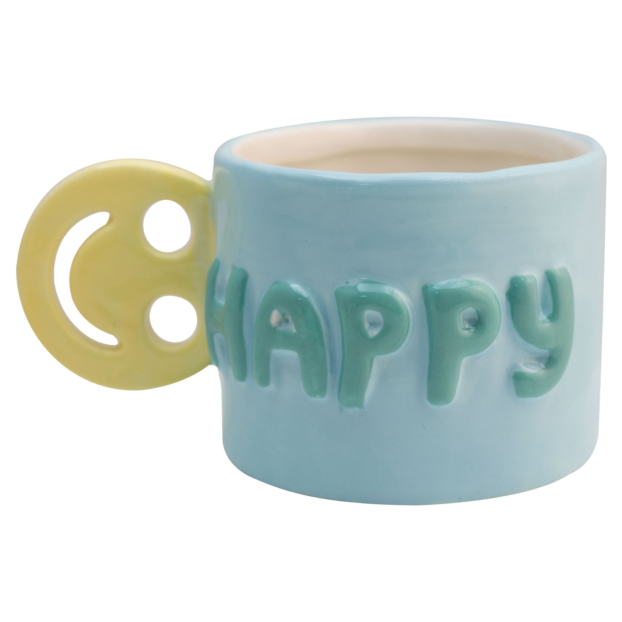 Taza de Cerámica 3D Top Choice LOVE SMILE HAPPY 419ml