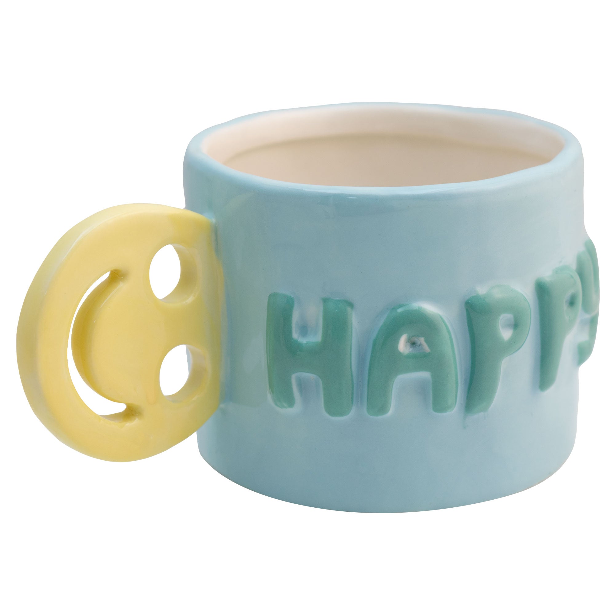 Taza de Cerámica 3D Top Choice LOVE SMILE HAPPY 419ml