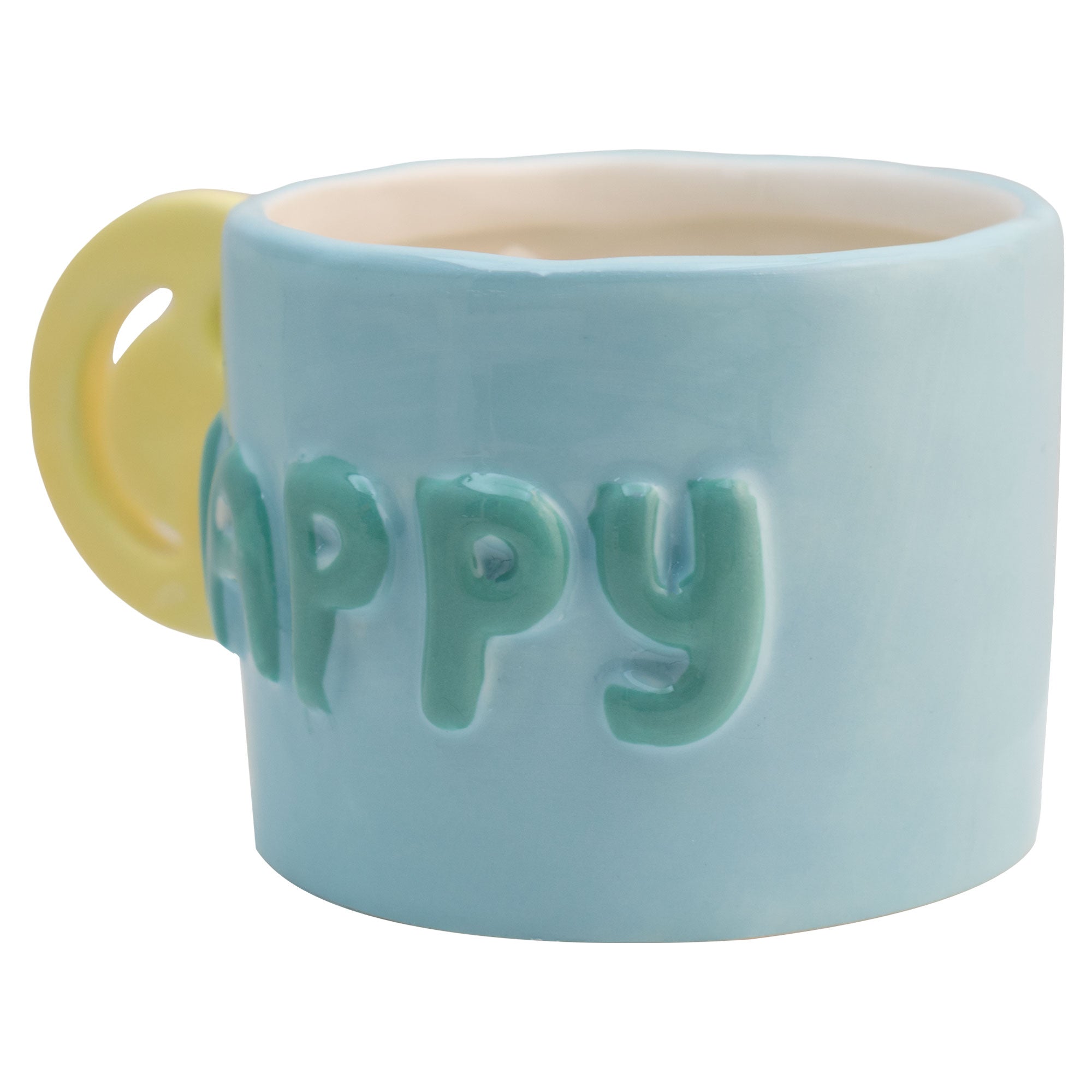 Taza de Cerámica 3D Top Choice LOVE SMILE HAPPY 419ml