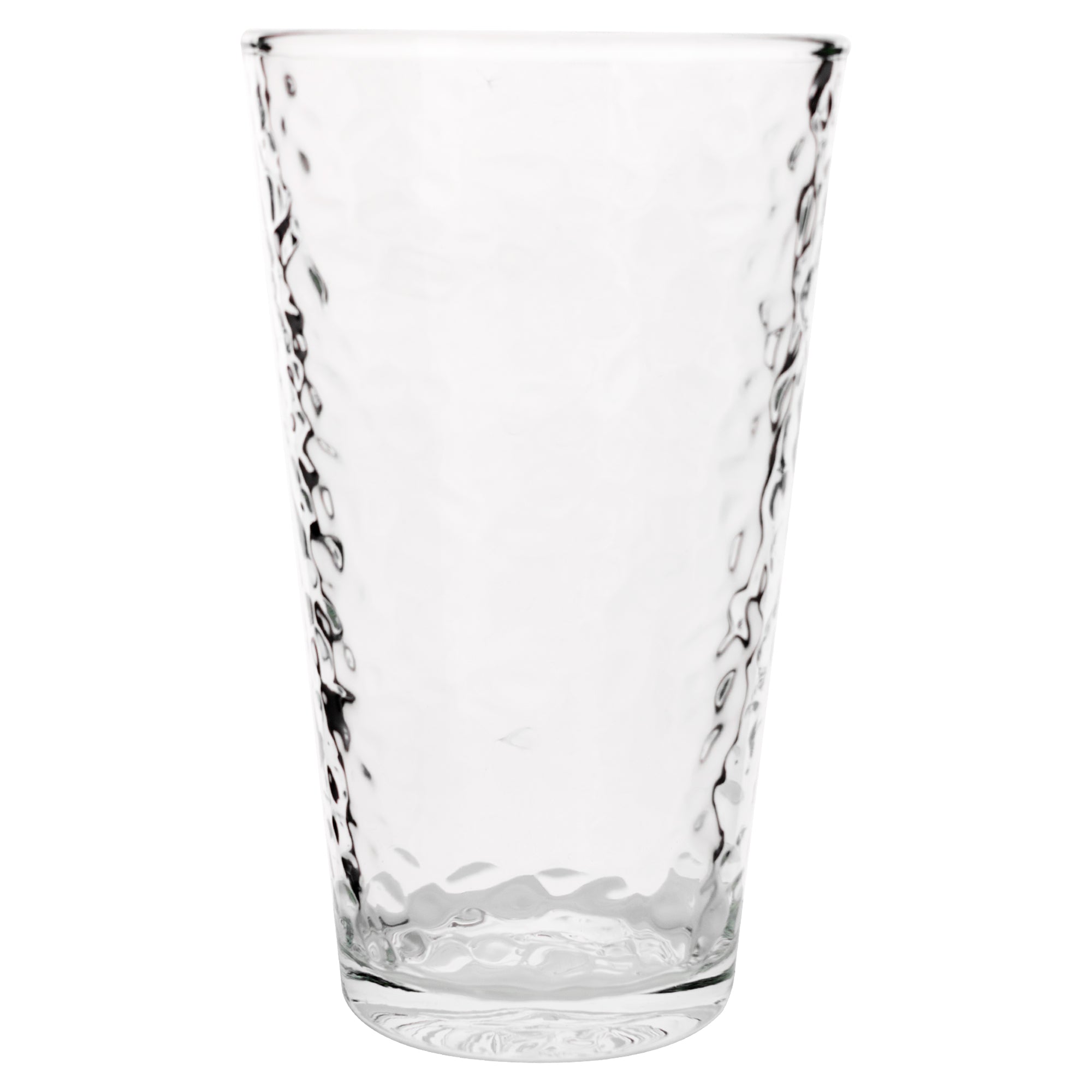 Set 4 Vasos Highball De Vidrio Con Relieve Top Choice 480ml