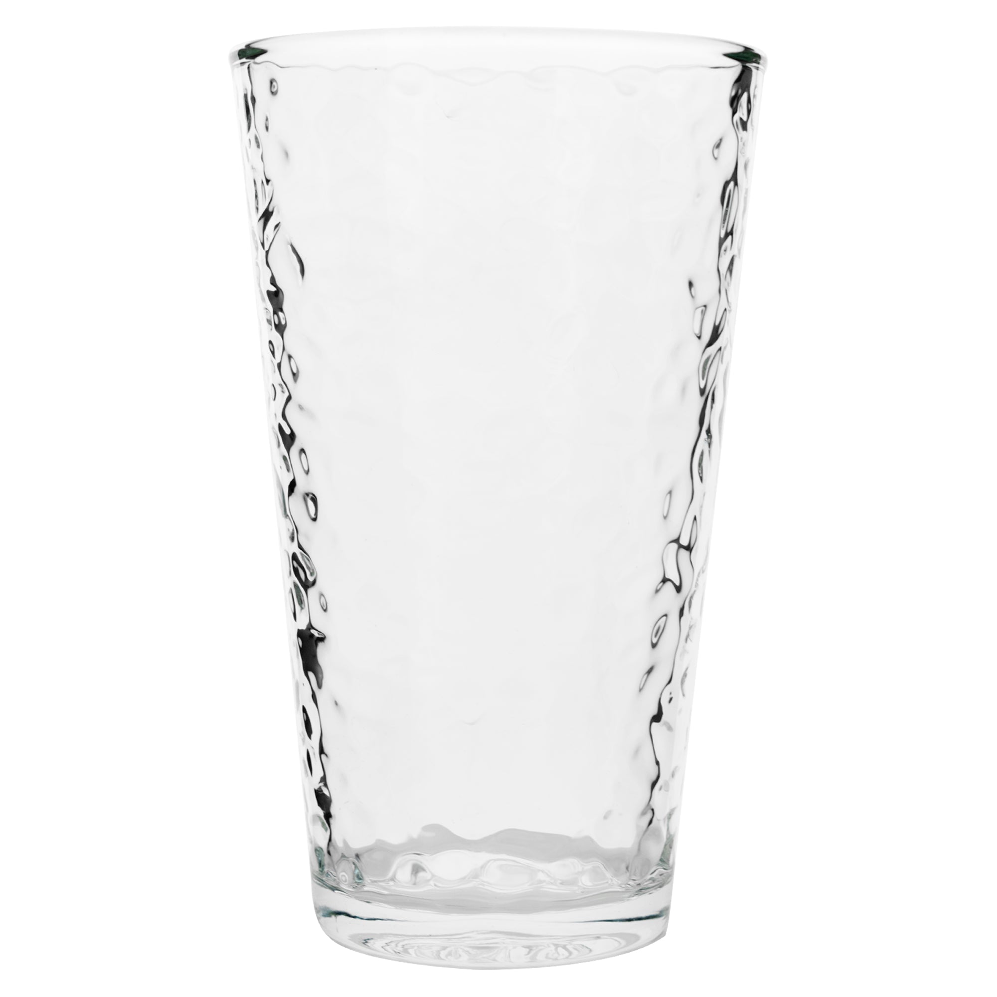 Set 4 Vasos Highball De Vidrio Con Relieve Top Choice 480ml