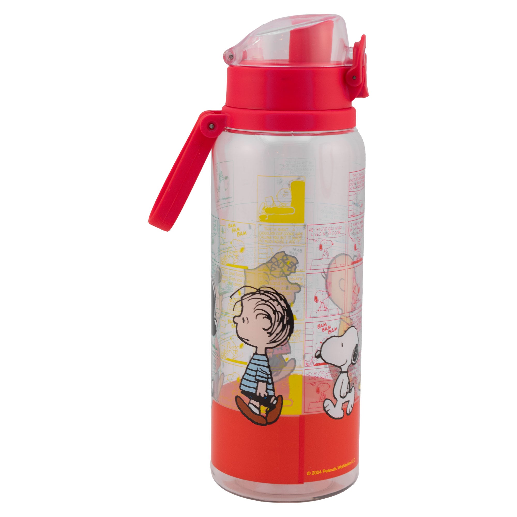 Botella de Plástico con Tapa y Agarradera Snoopy 950ml