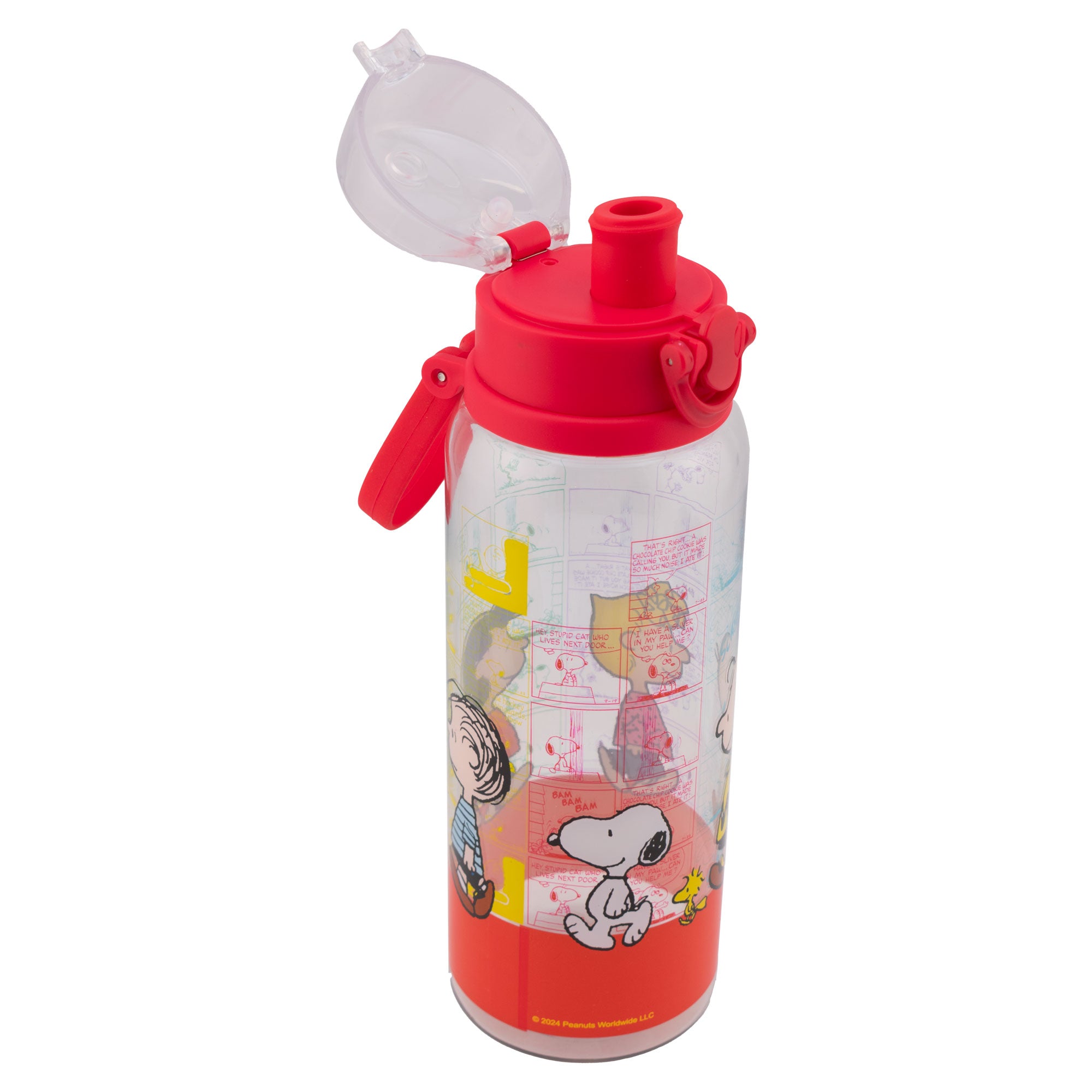 Botella de Plástico con Tapa y Agarradera Snoopy 950ml