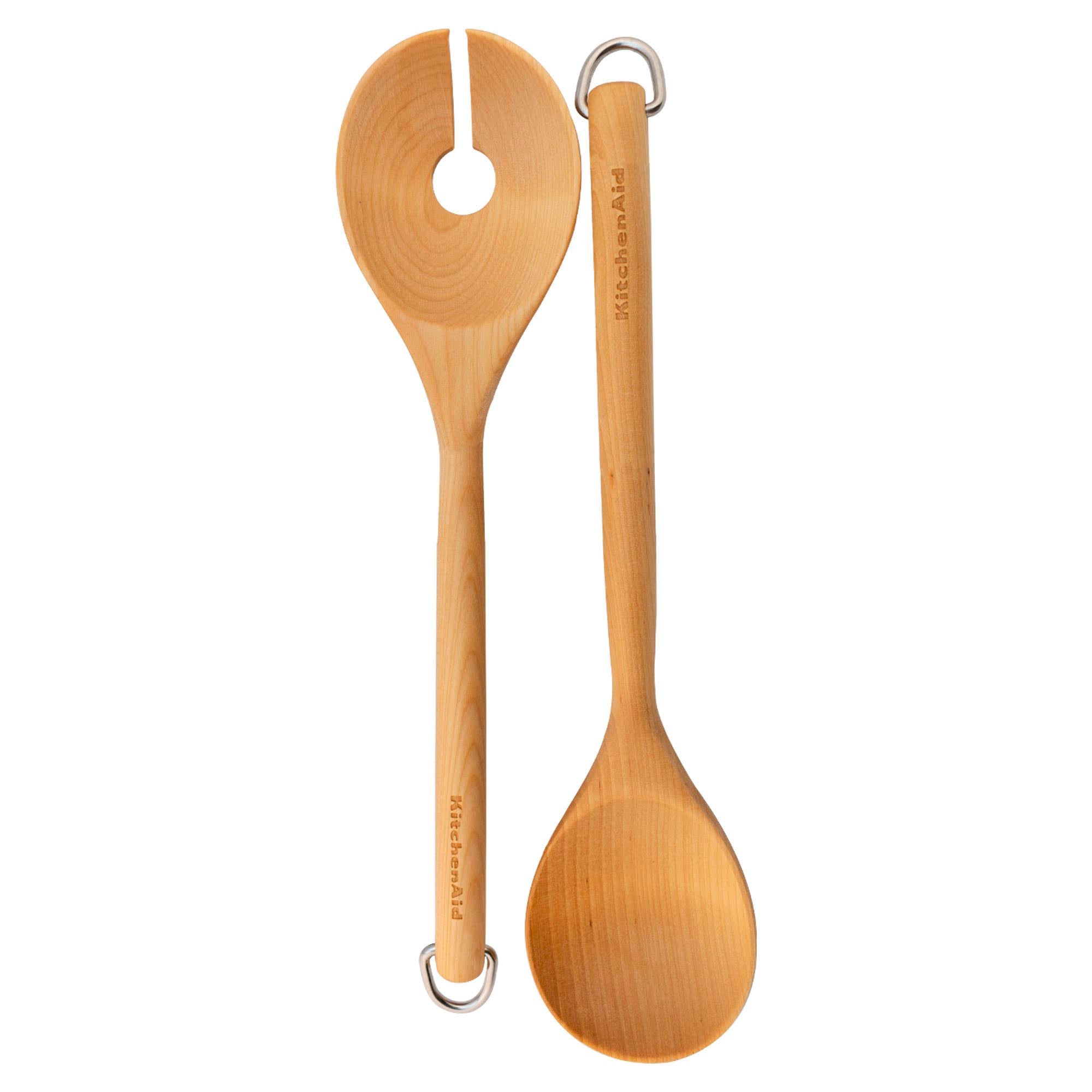 Set De Utensilios De Madera Para Ensalada Kitchenaid 2 Pzas