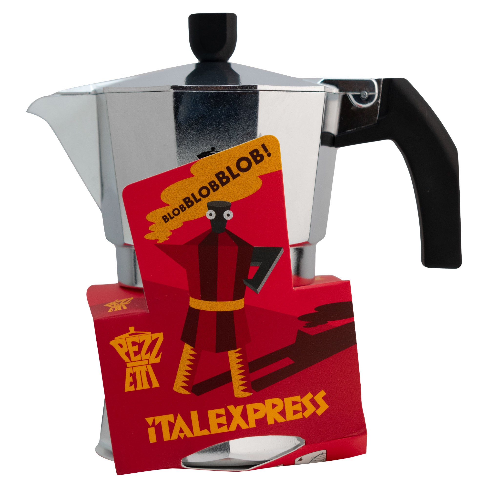 Cafetera Italexpress de Aluminio Para 3 Tazas Diseño Clásico