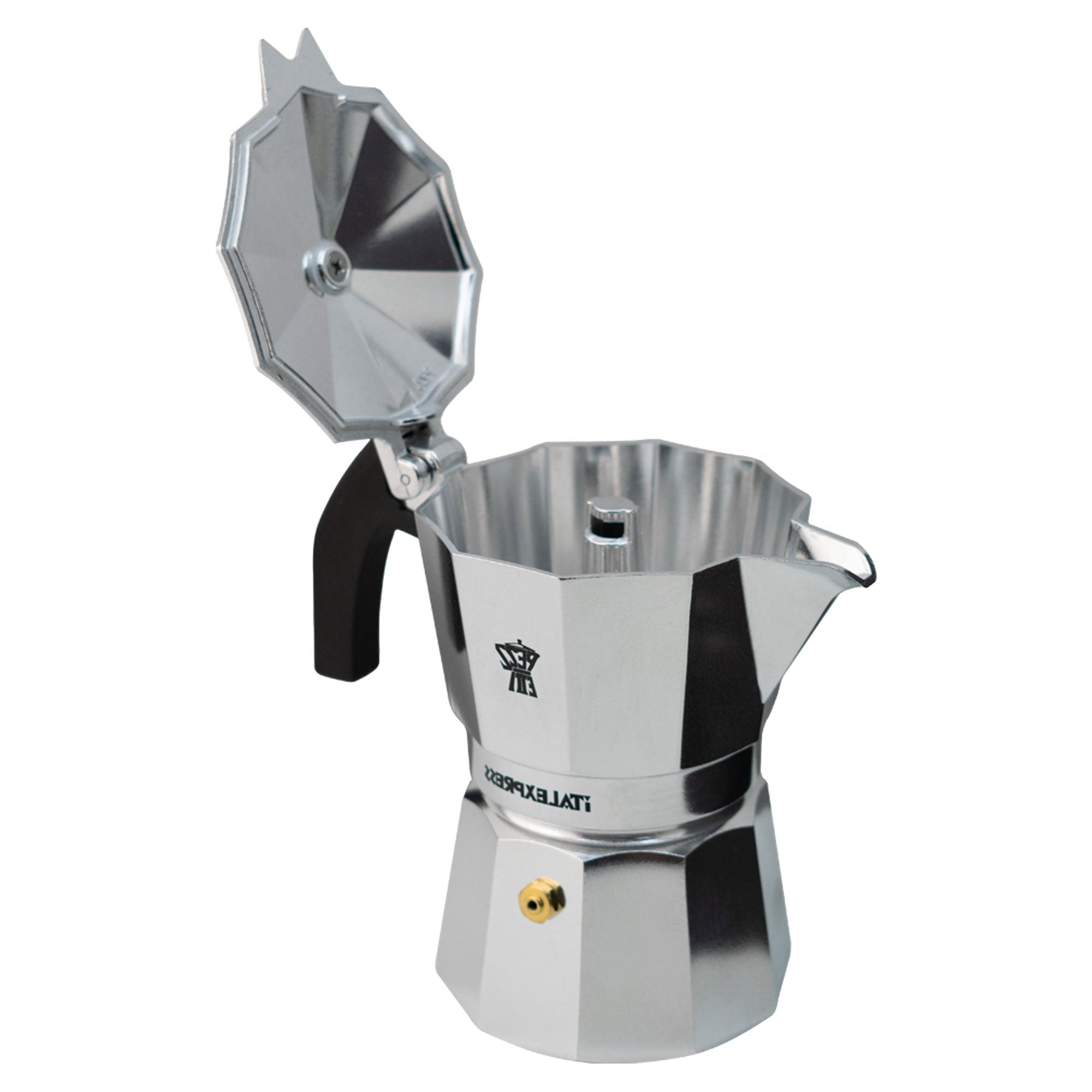 Cafetera Italexpress de Aluminio Para 3 Tazas Diseño Clásico