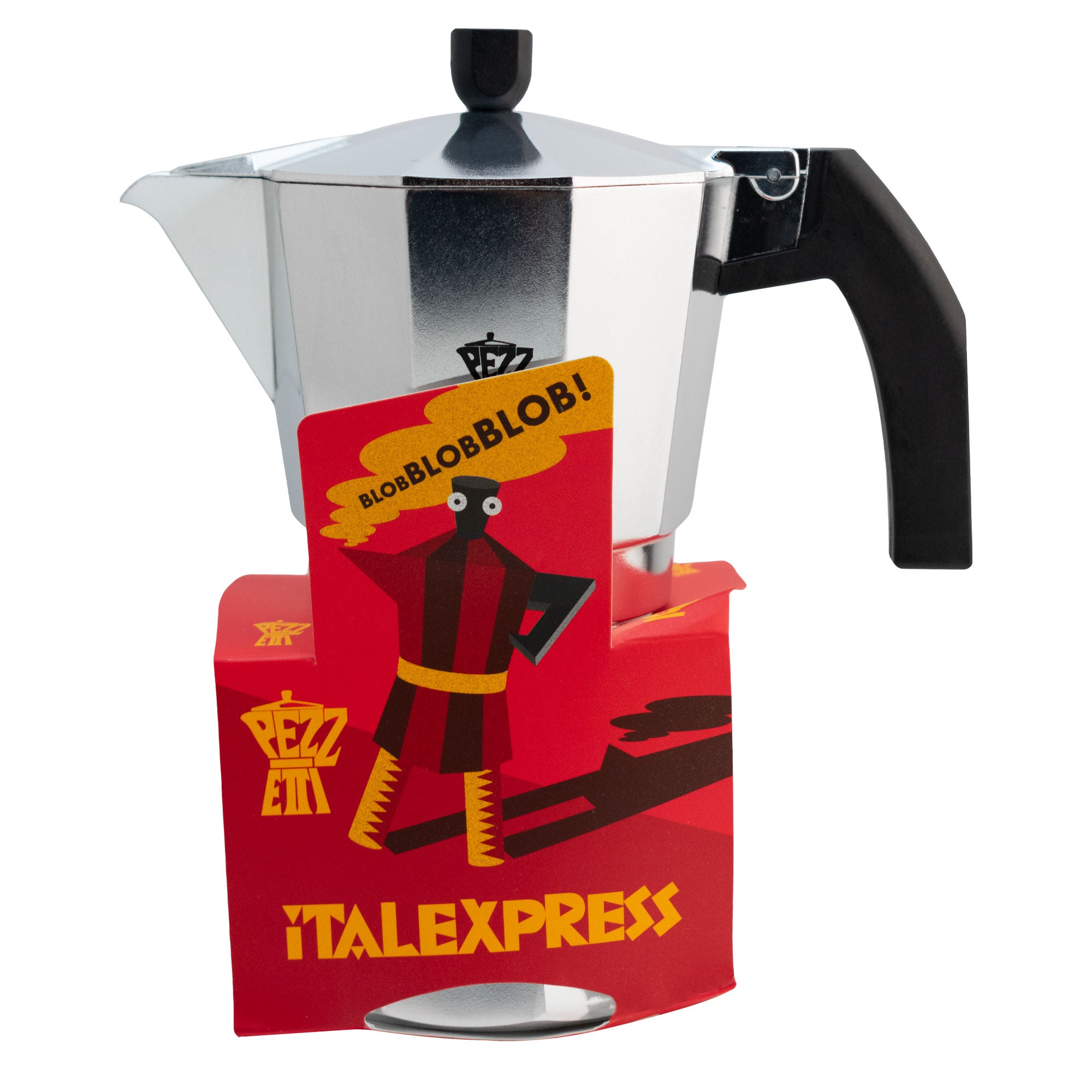 Cafetera Italexpress de Aluminio Para 6 Tazas Diseño Clásico