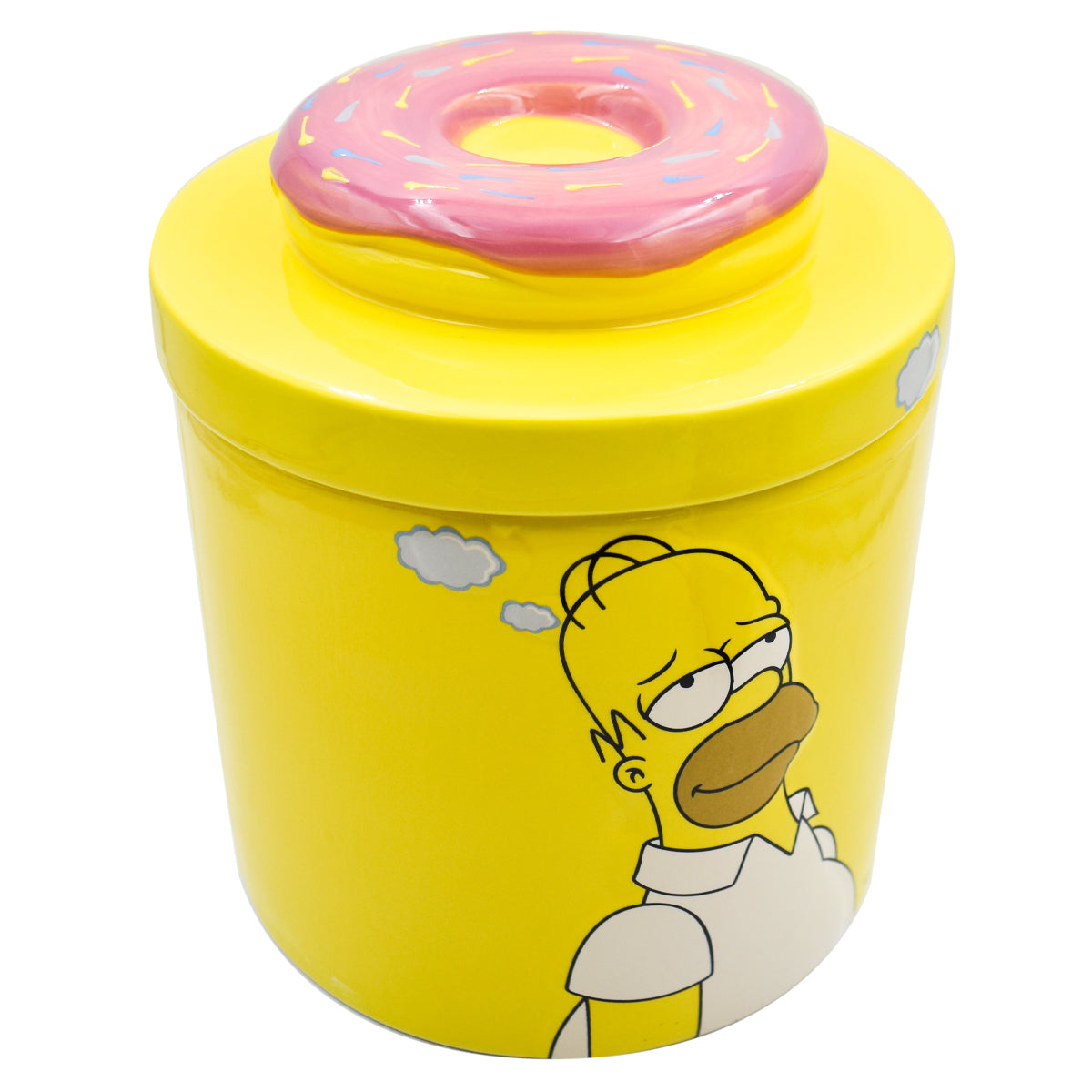 Frasco Galletero Hermetico Grande Fun Kids Disney Los Simpson Homero Ceramica 3.250L