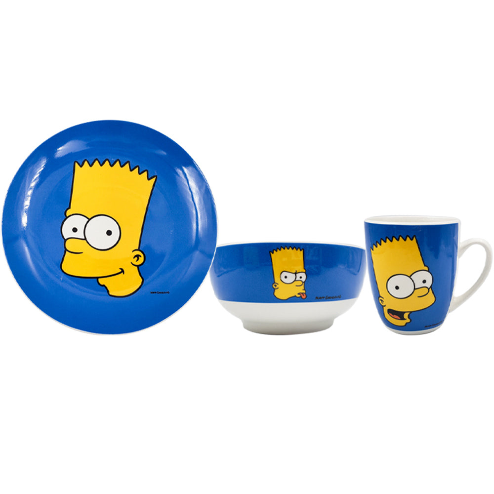 Vajilla de Porcelana Fun Kids Los Simpson 12 piezas