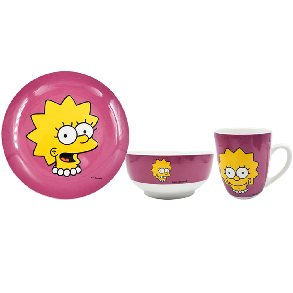 Vajilla de Porcelana Fun Kids Los Simpson 12 piezas