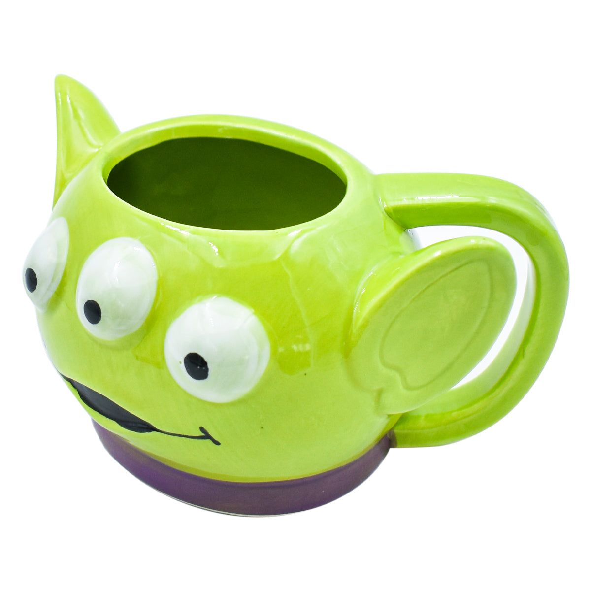 Taza Verde 3D Fun Kids Disney Pixar Toy Story Marcianito Ceramica 300ml