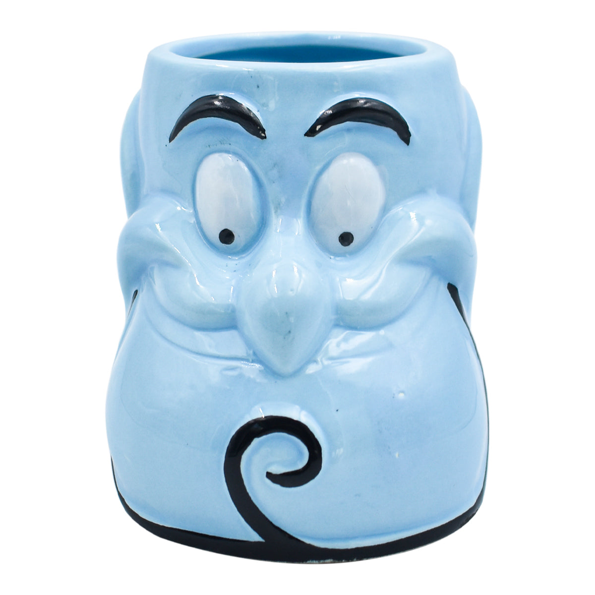 Taza Azul Fun Kids Disney Clasicos Aladdin Genio de la lampara Ceramica 300ml
