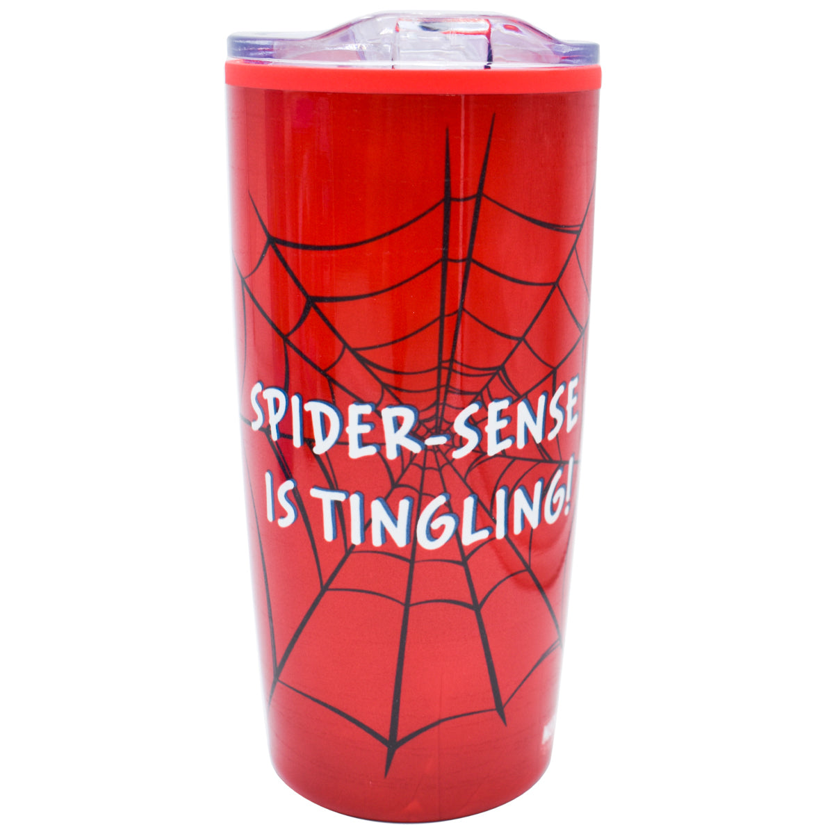 Termo de Acero Inoxidable con Doble Pared y Tapa Deslizable Fun kids Disney Marvel Spiderman 450ml