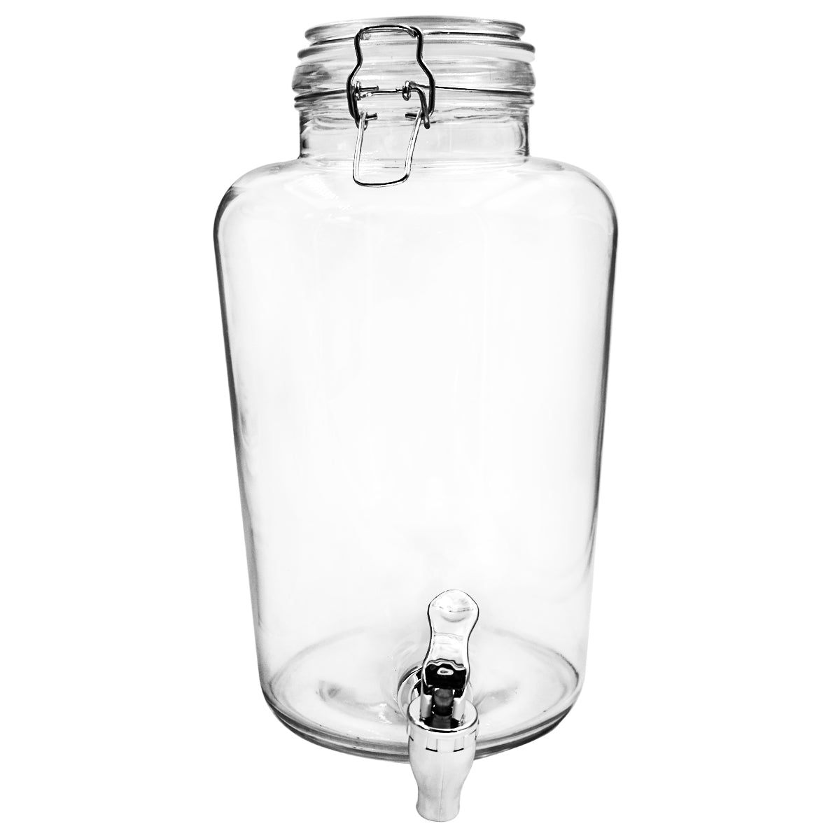 Dispensador de Bebidas Hermetico de Vidrio Top Choice Mason Jar 4Lt