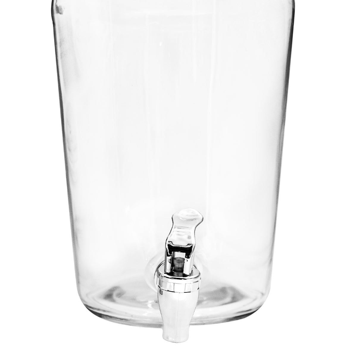 Dispensador Vitrolero Hermetico Transparente Top Choice Mason Jar Vidrio 4L