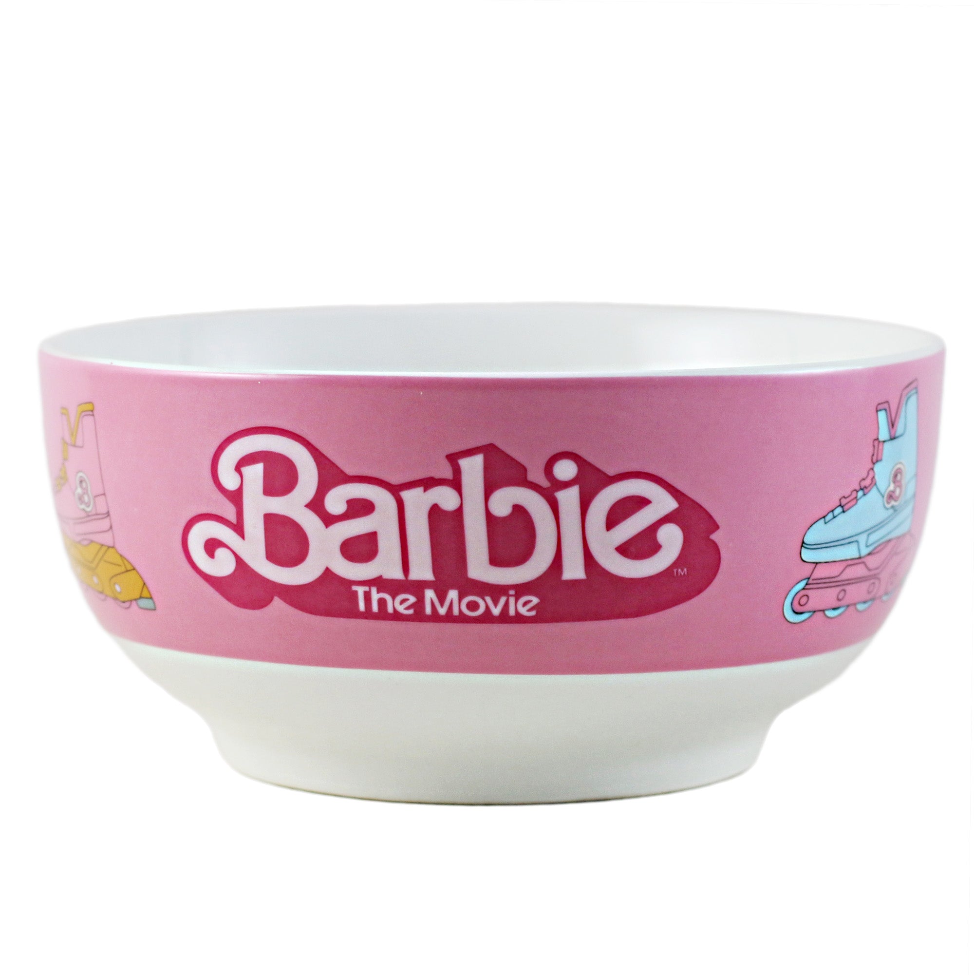 Vajilla De Porcelana Barbie 16pza Plato Hondo Extendido y Tazas