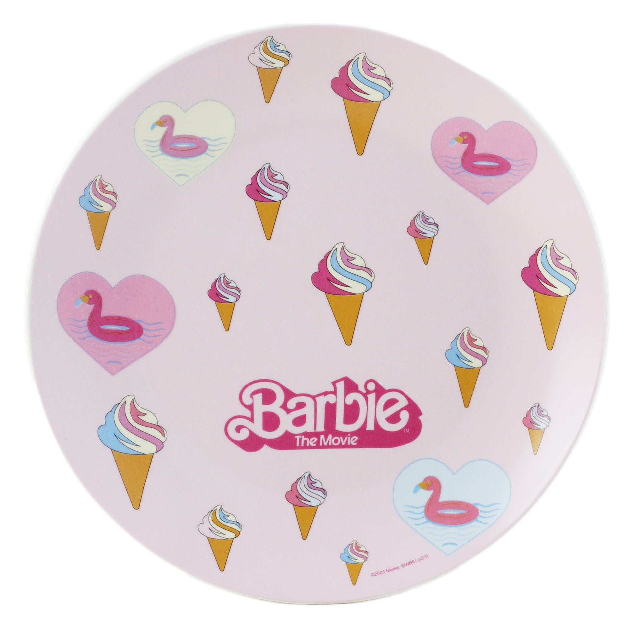 Vajilla De Porcelana Barbie 16pza Plato Hondo Taza Para Cafe