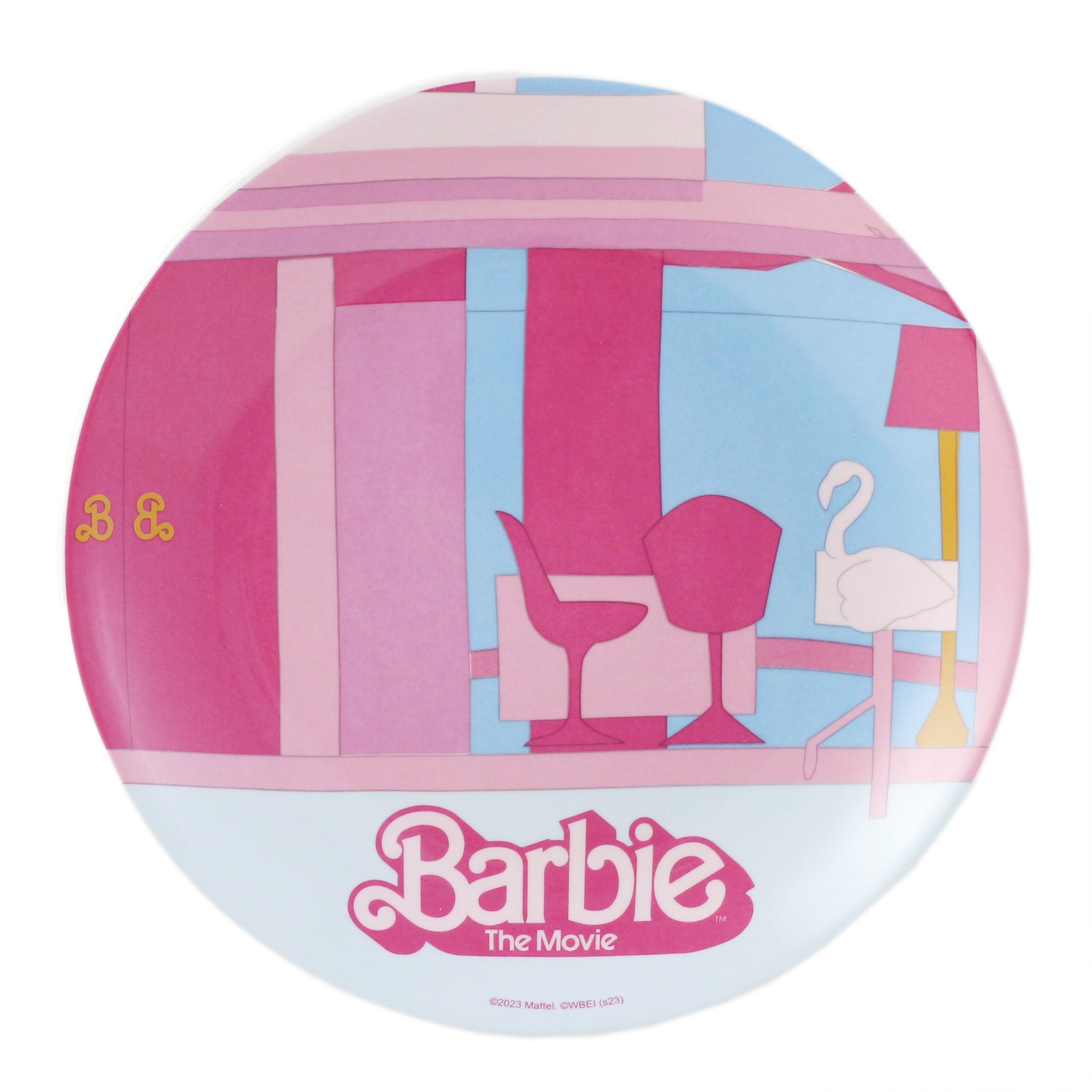 Vajilla De Porcelana Barbie 16pza Plato Hondo Extendido y Tazas