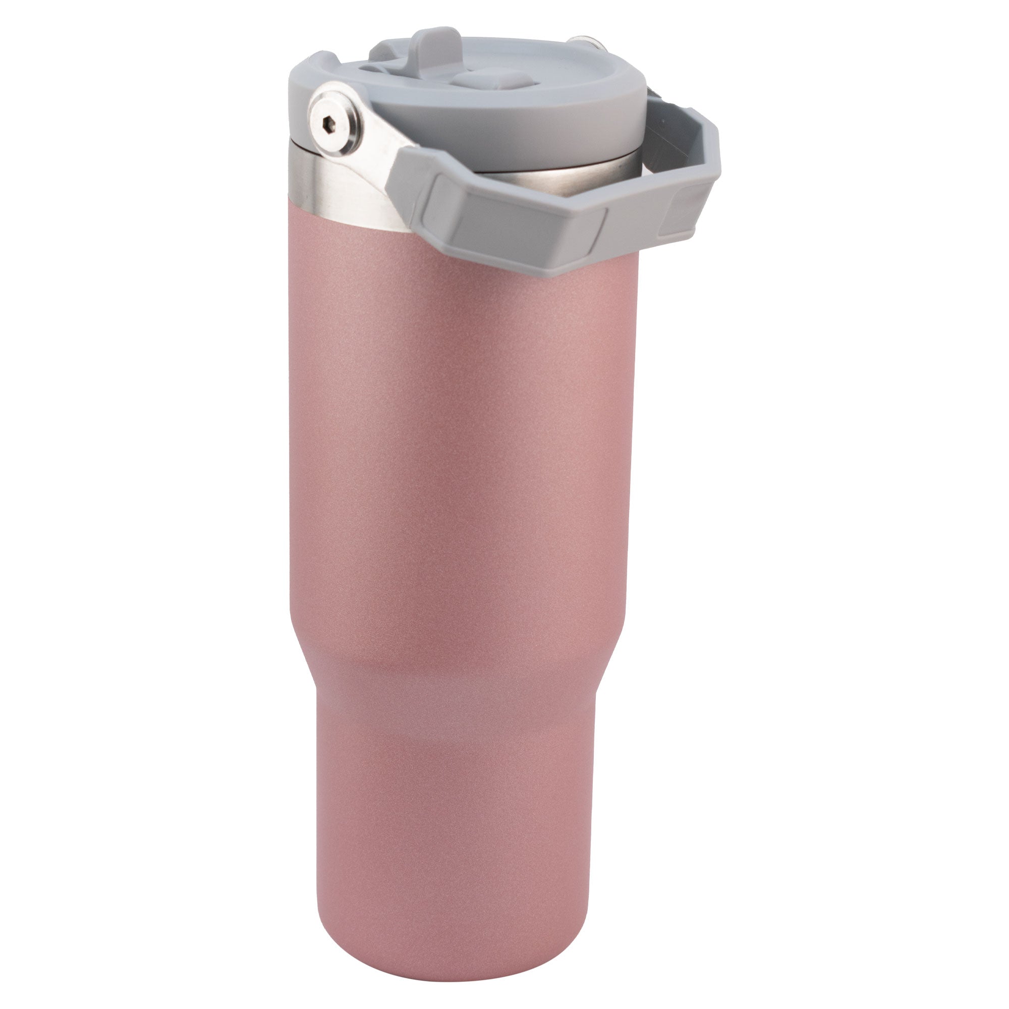 Termo de Acero Inoxidable con Doble Pared Agarradera Y Popote NUVÓ 900ml