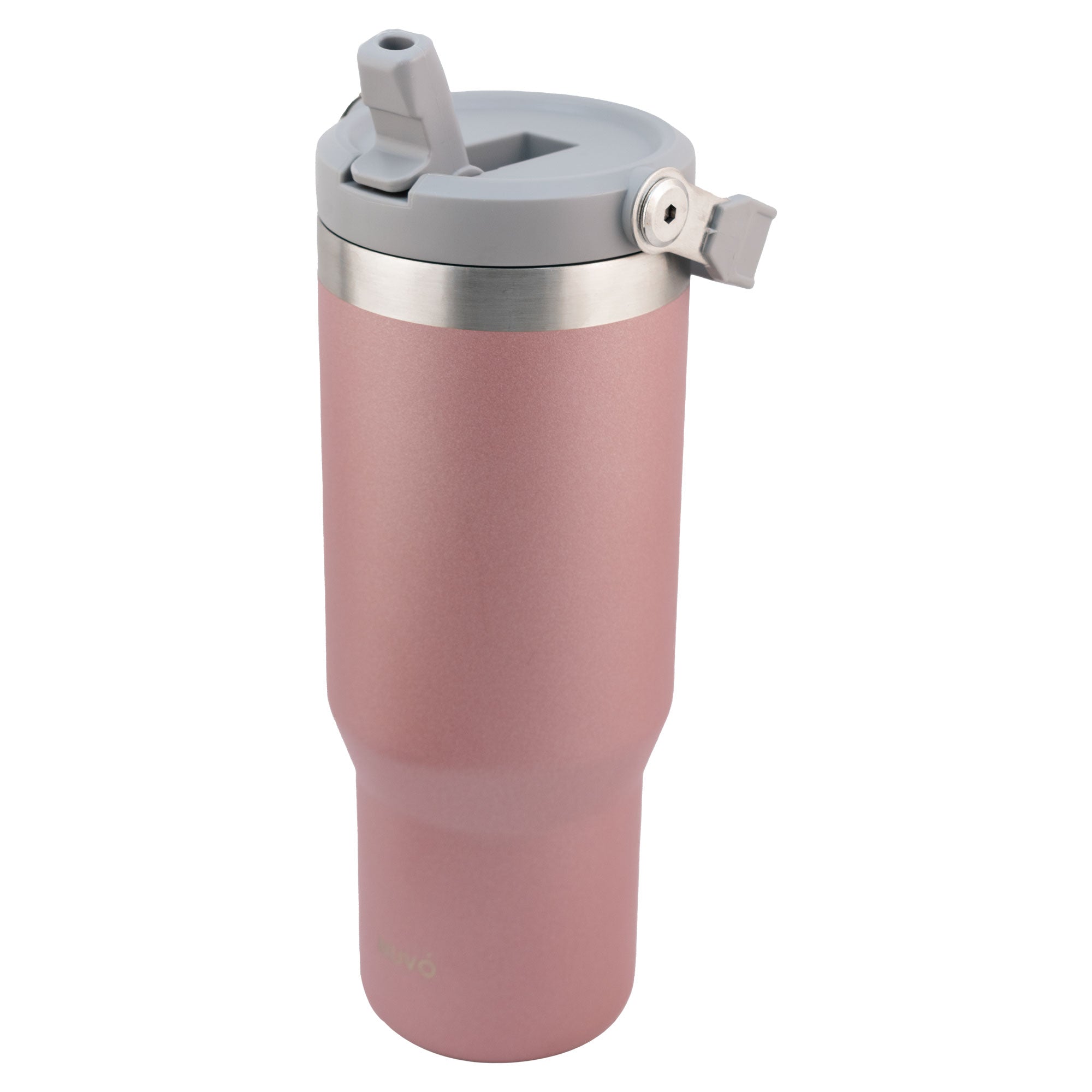 Termo de Acero Inoxidable con Doble Pared Agarradera Y Popote NUVÓ 900ml