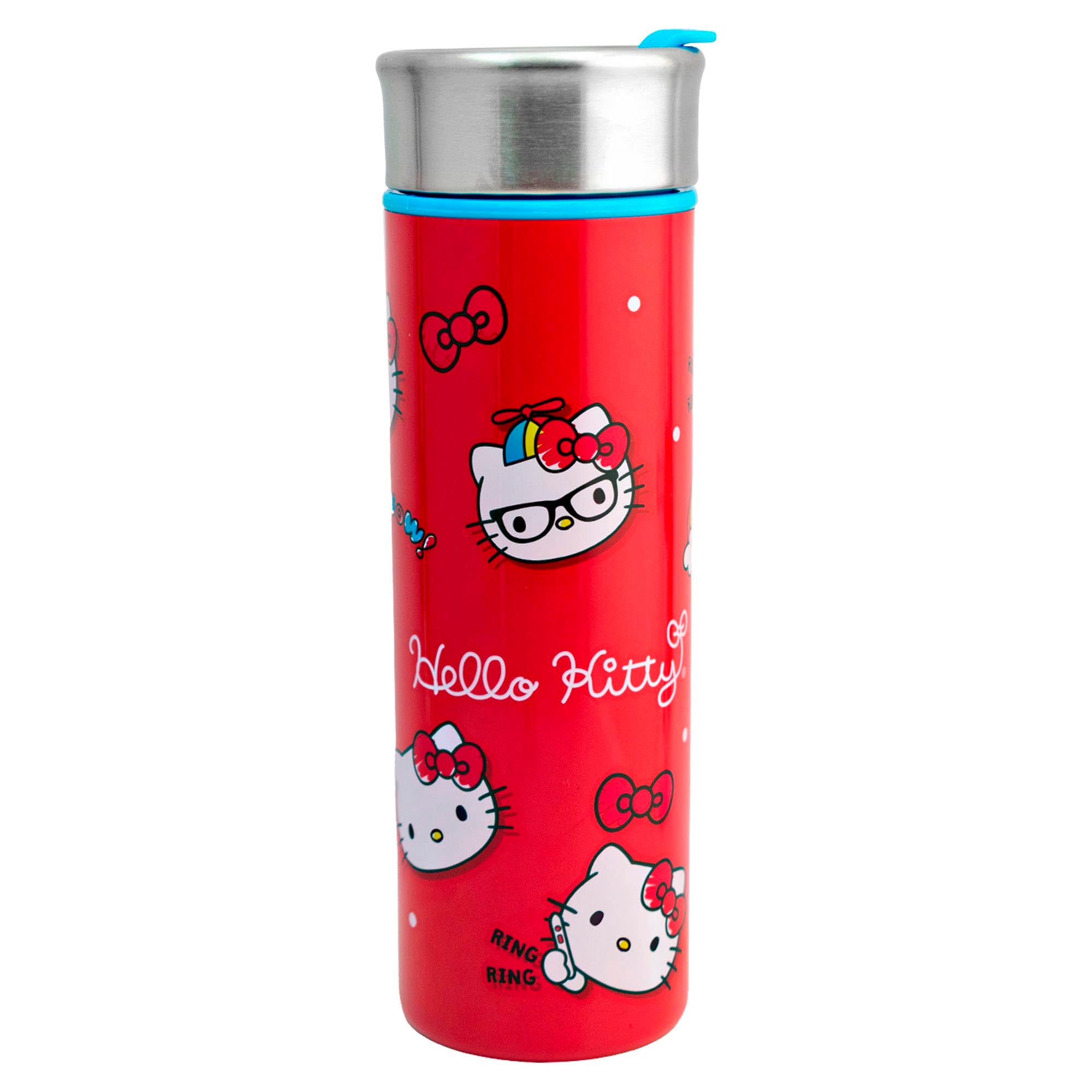 Termo de Acero Inoxidable con Doble Pared Hello Kitty 430ml