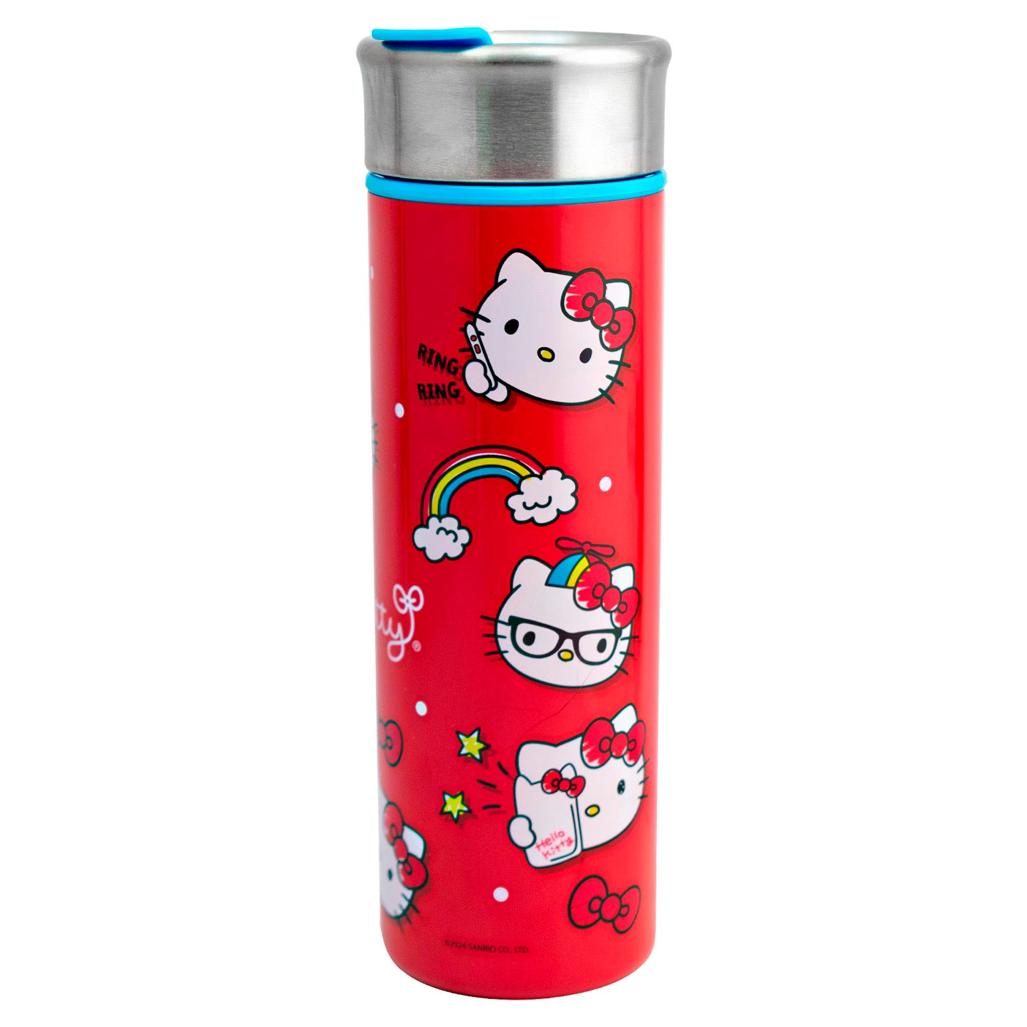 Termo de Acero Inoxidable con Doble Pared Hello Kitty 430ml