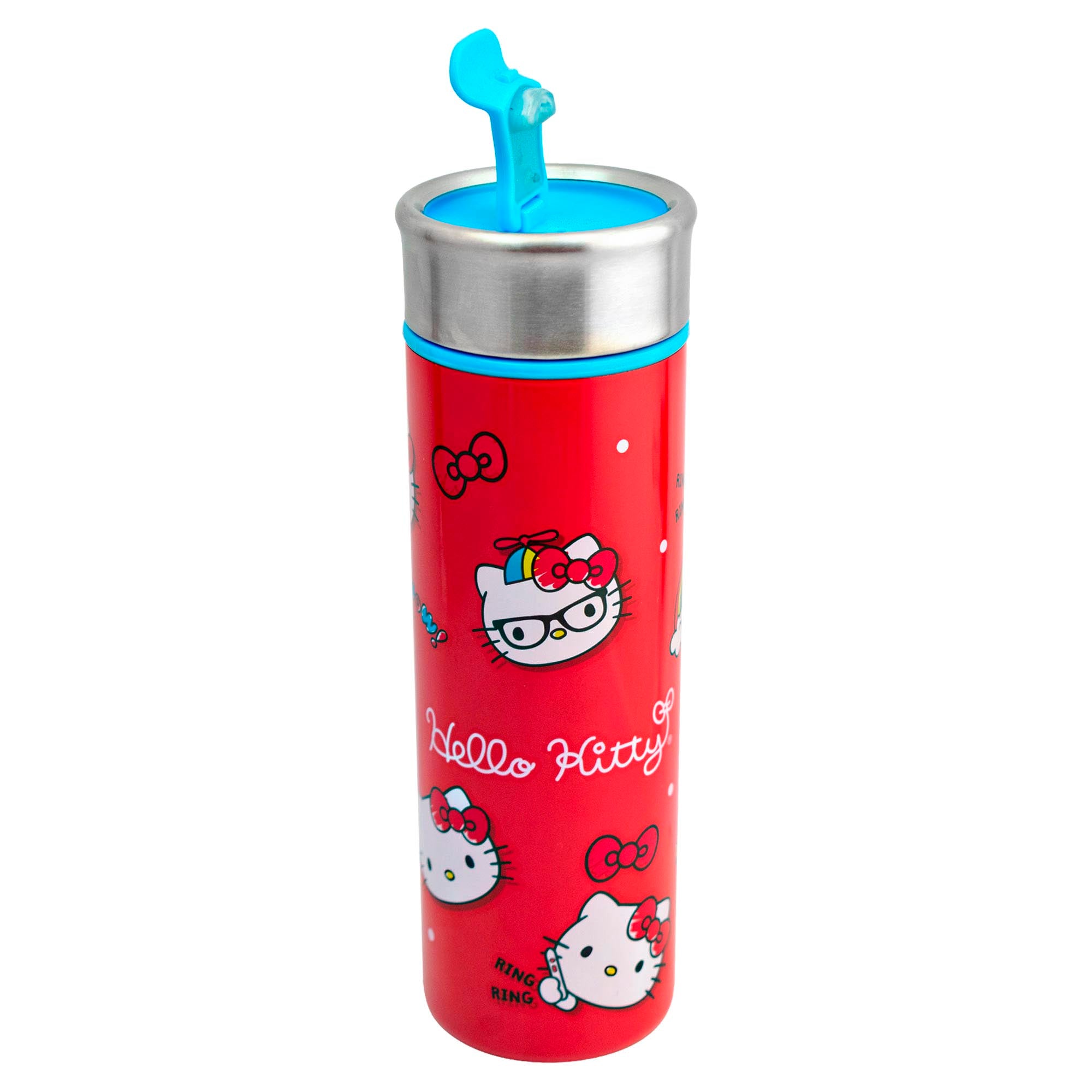 Termo de Acero Inoxidable con Doble Pared Hello Kitty 430ml