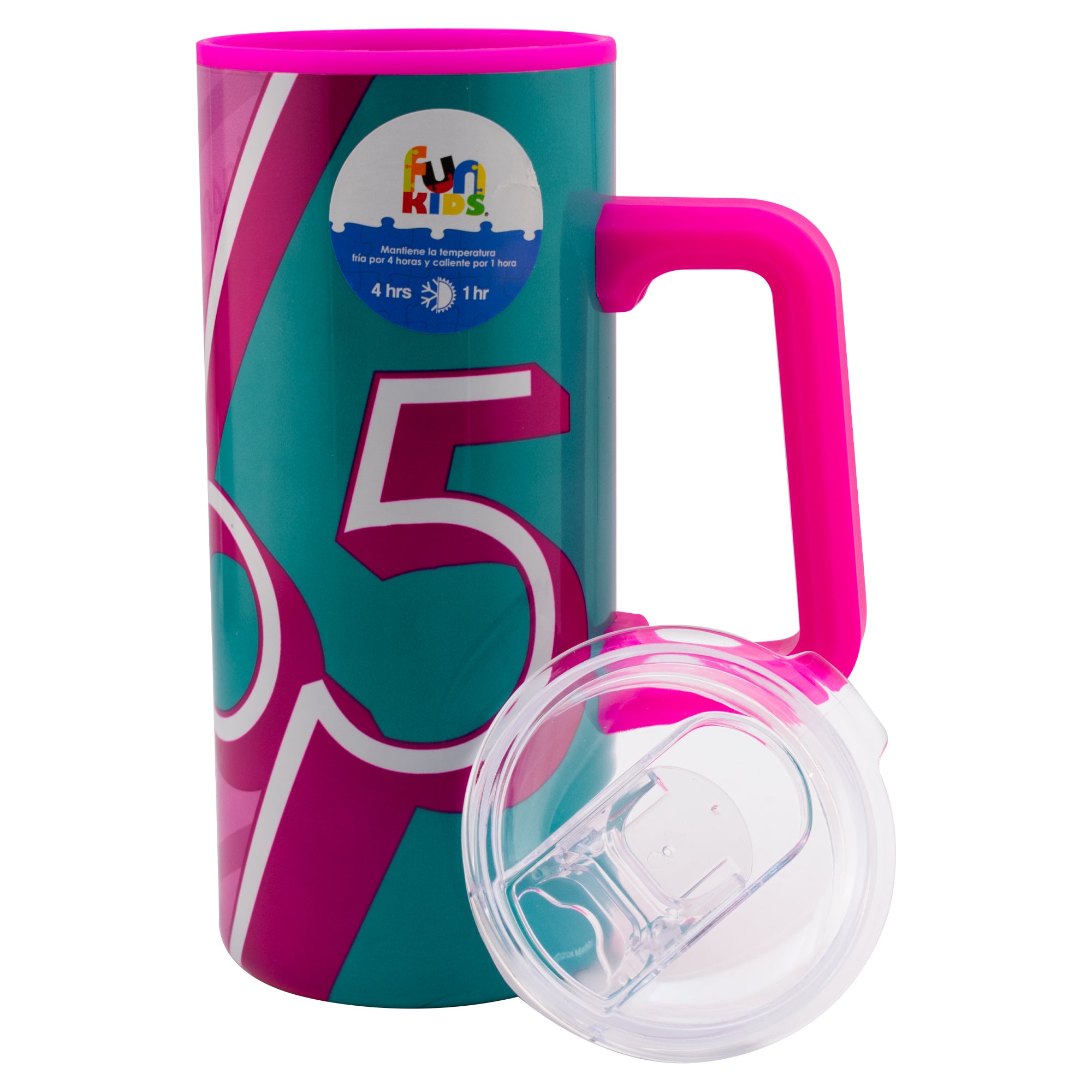 Termo de Acero Inoxidable con Doble Pared y Asa BARBIE 65 Aniversario 500ml