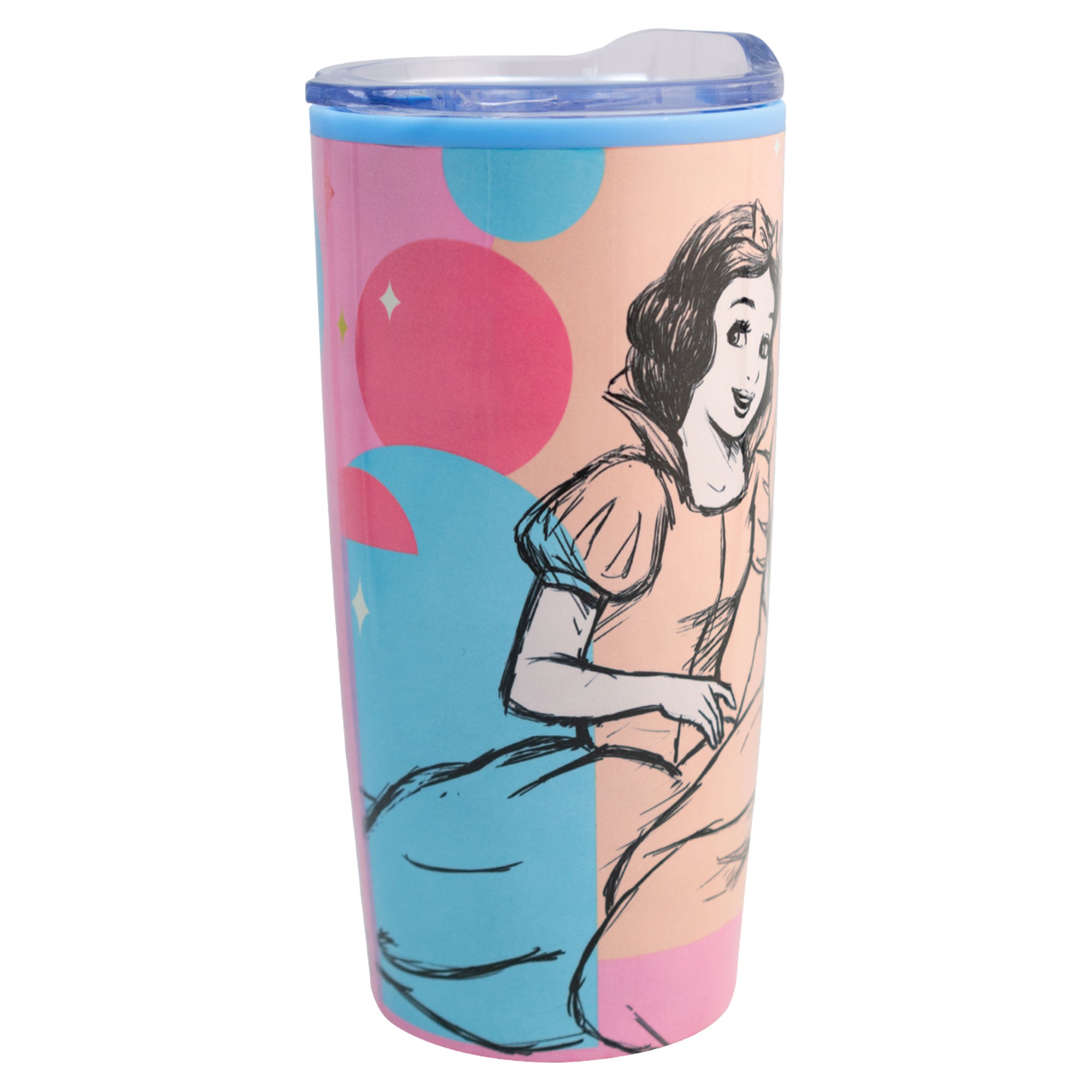 Termo de Acero Inoxidable con Doble Pared Disney Princesas 500ml