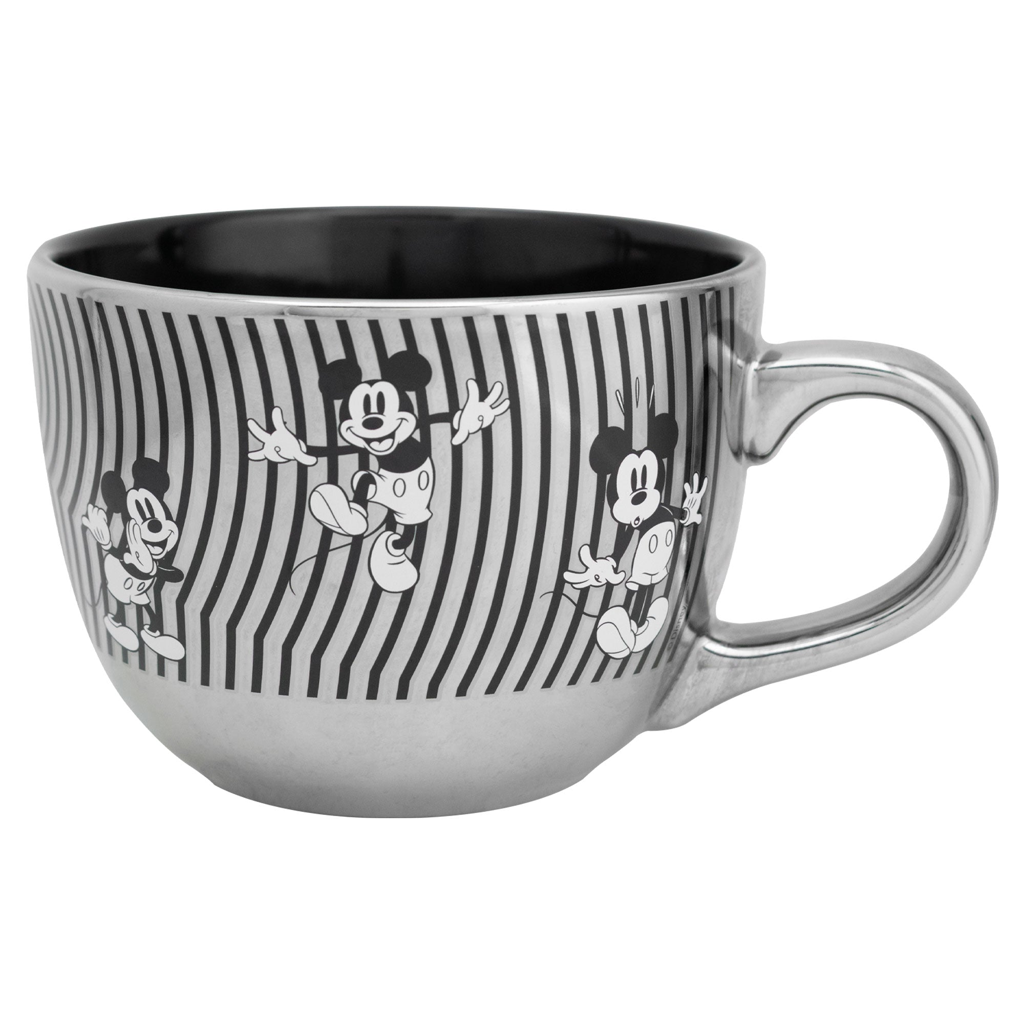 Taza Jumbo De Cerámica Metalizada Personajes Animados 710ml