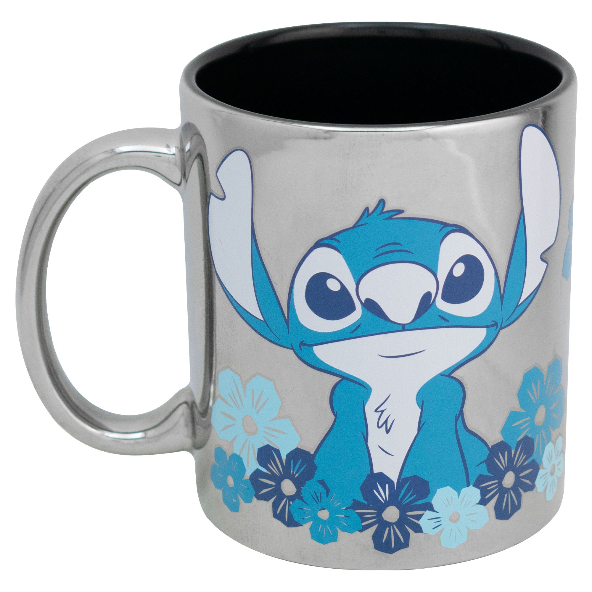 Taza Cerámica Metalizada Para Café Personajes Animados 325ml