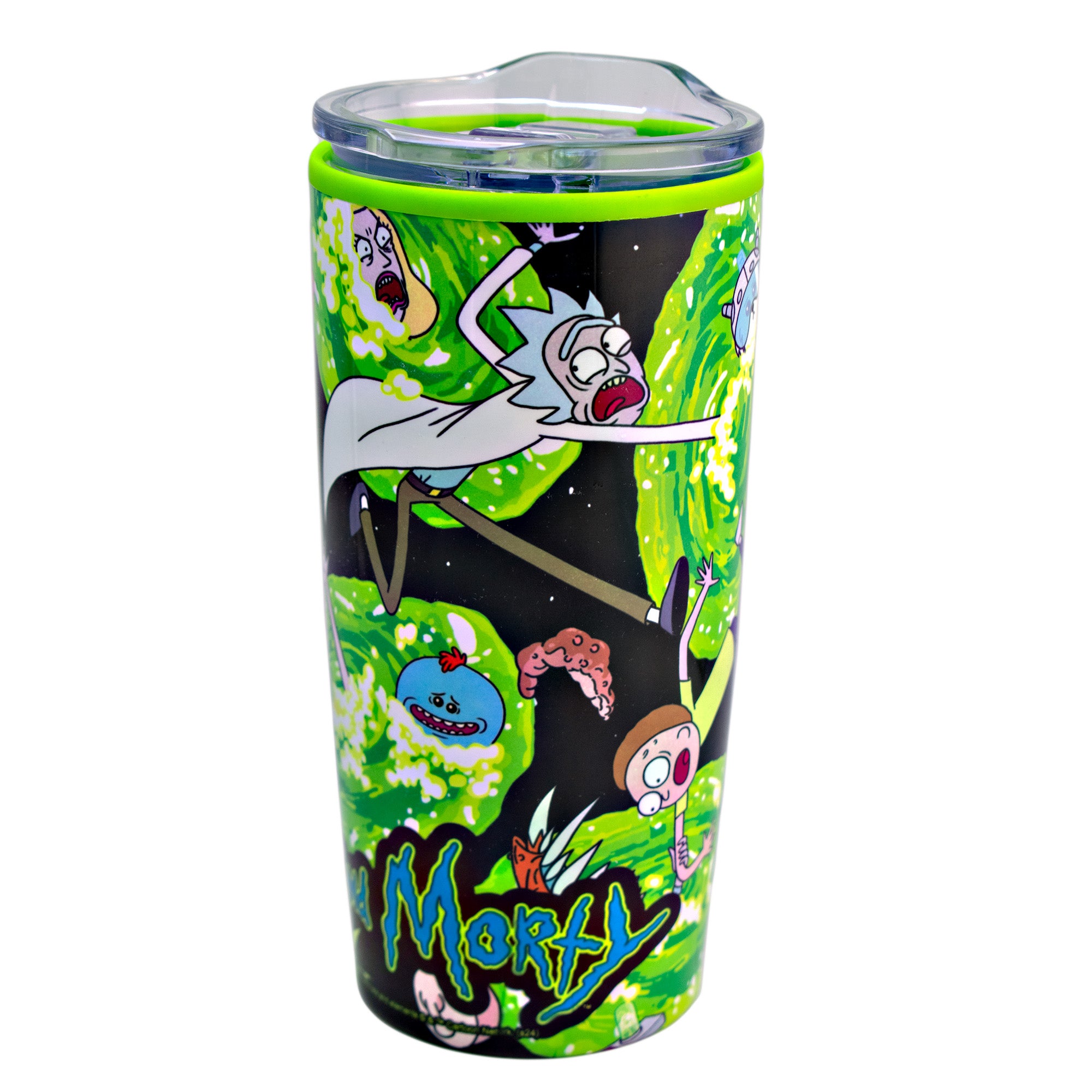 Termo Doble Pared Personajes Animados Tapa Deslizable 500ml