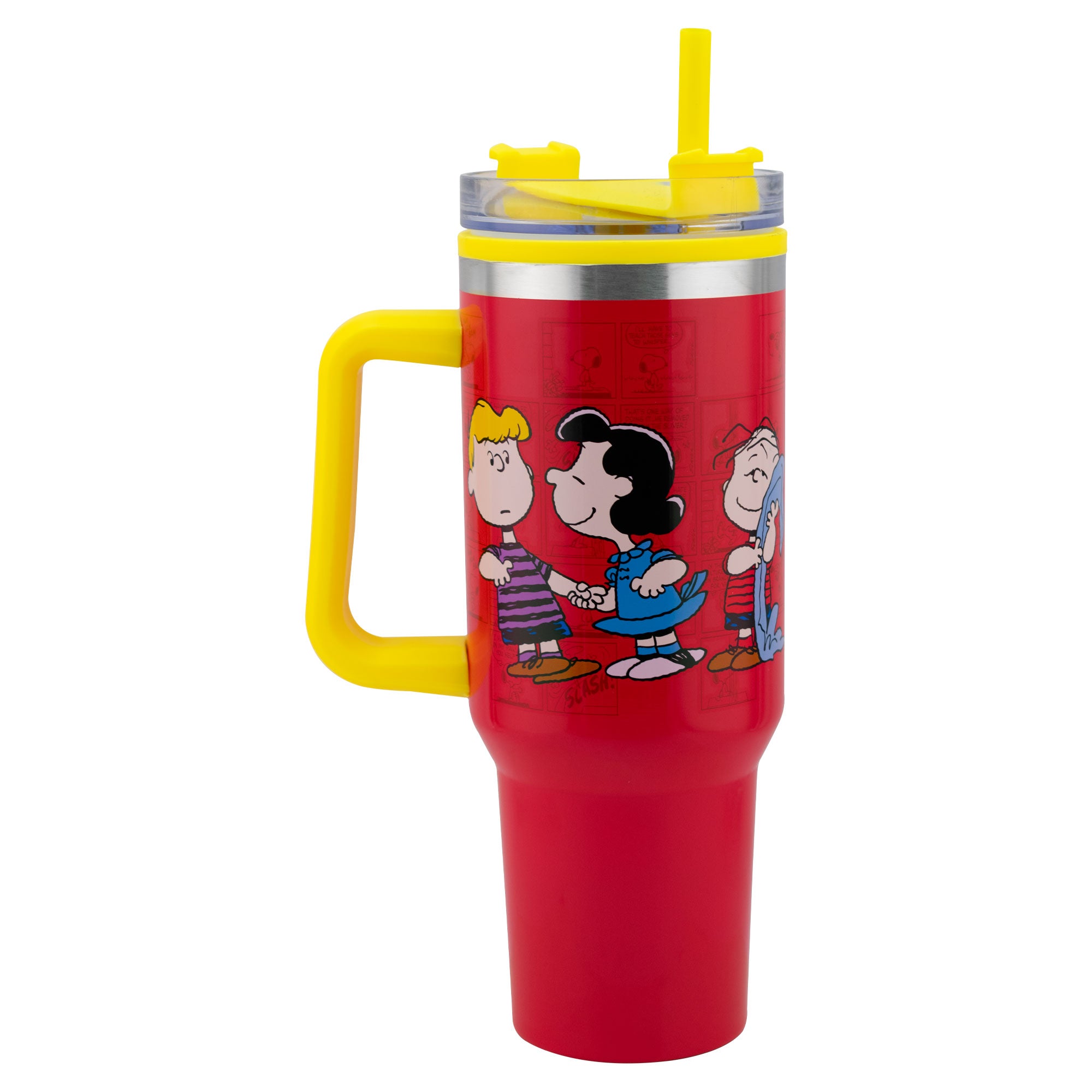 Termo de Acero Inoxidable con Doble Pared y Tapa Hermética Snoopy 1.2L