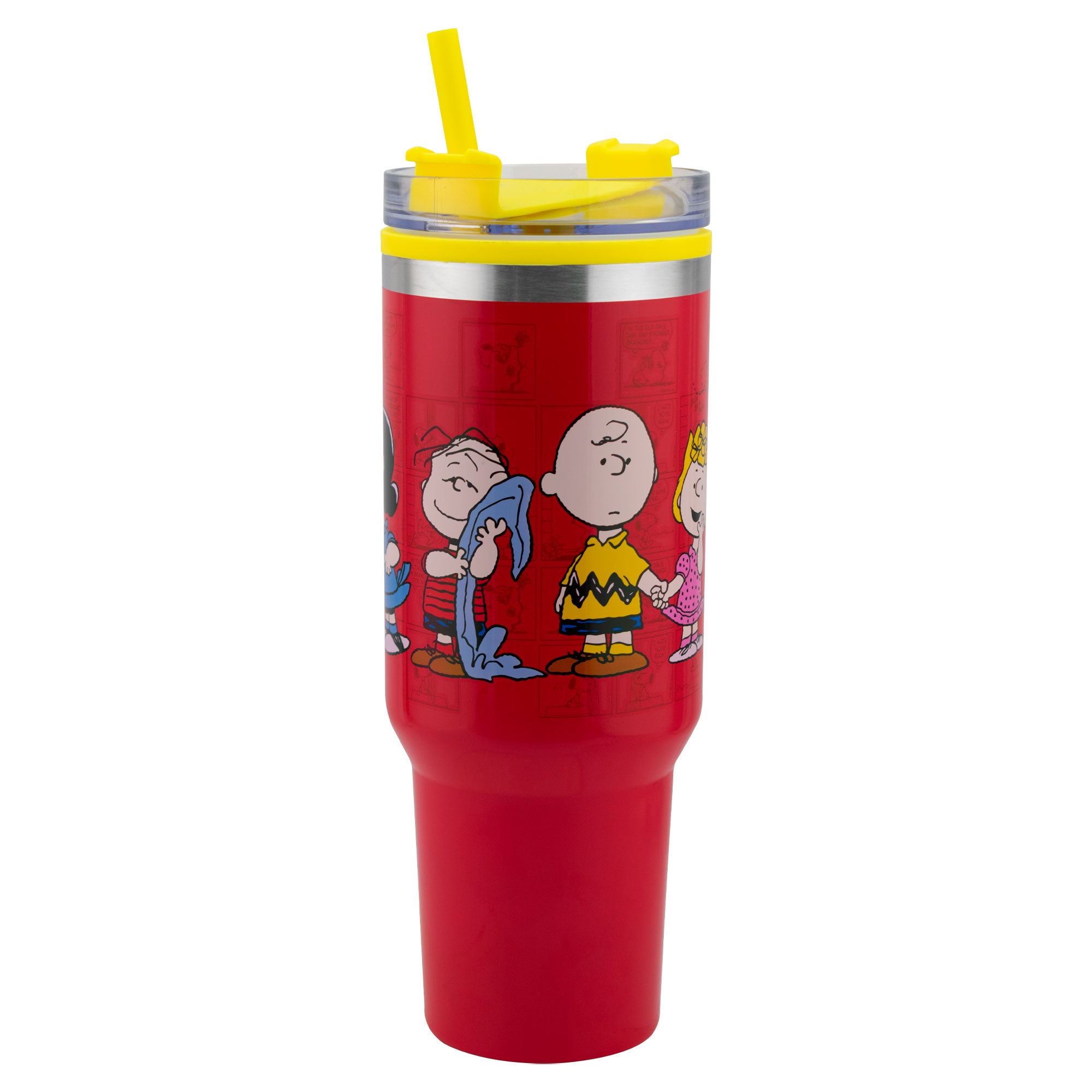 Termo de Acero Inoxidable con Doble Pared y Tapa Hermética Snoopy 1.2L